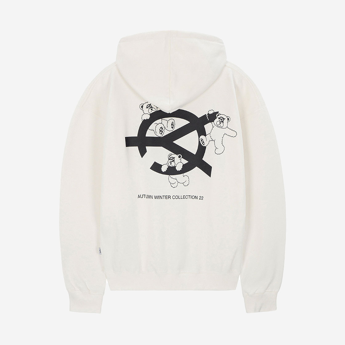 오와이 브로큰 로고 오돌이 후드 화이트 | OY | KREAM OY Broken Logo Odolly Hoodie White