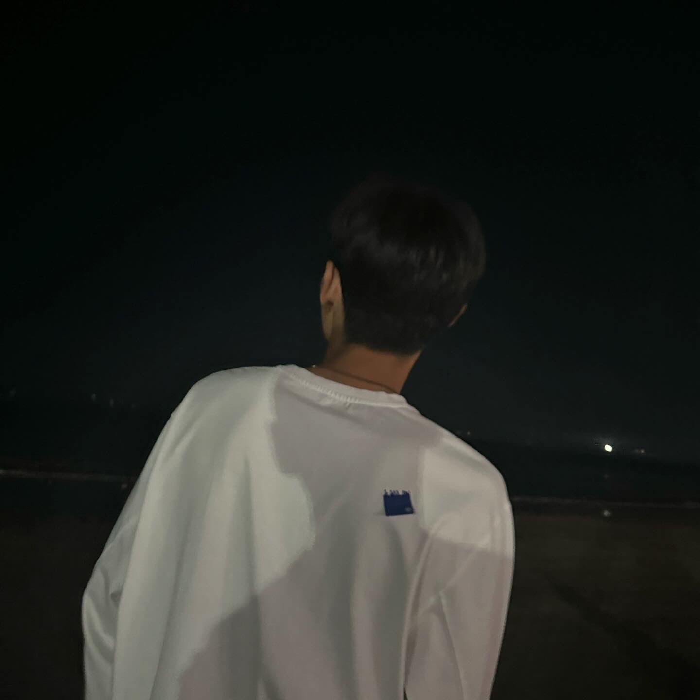 Ader Error Sig; TRS/BL Tag LS T-Shirt 01 Off White 착용 스타일 - 1