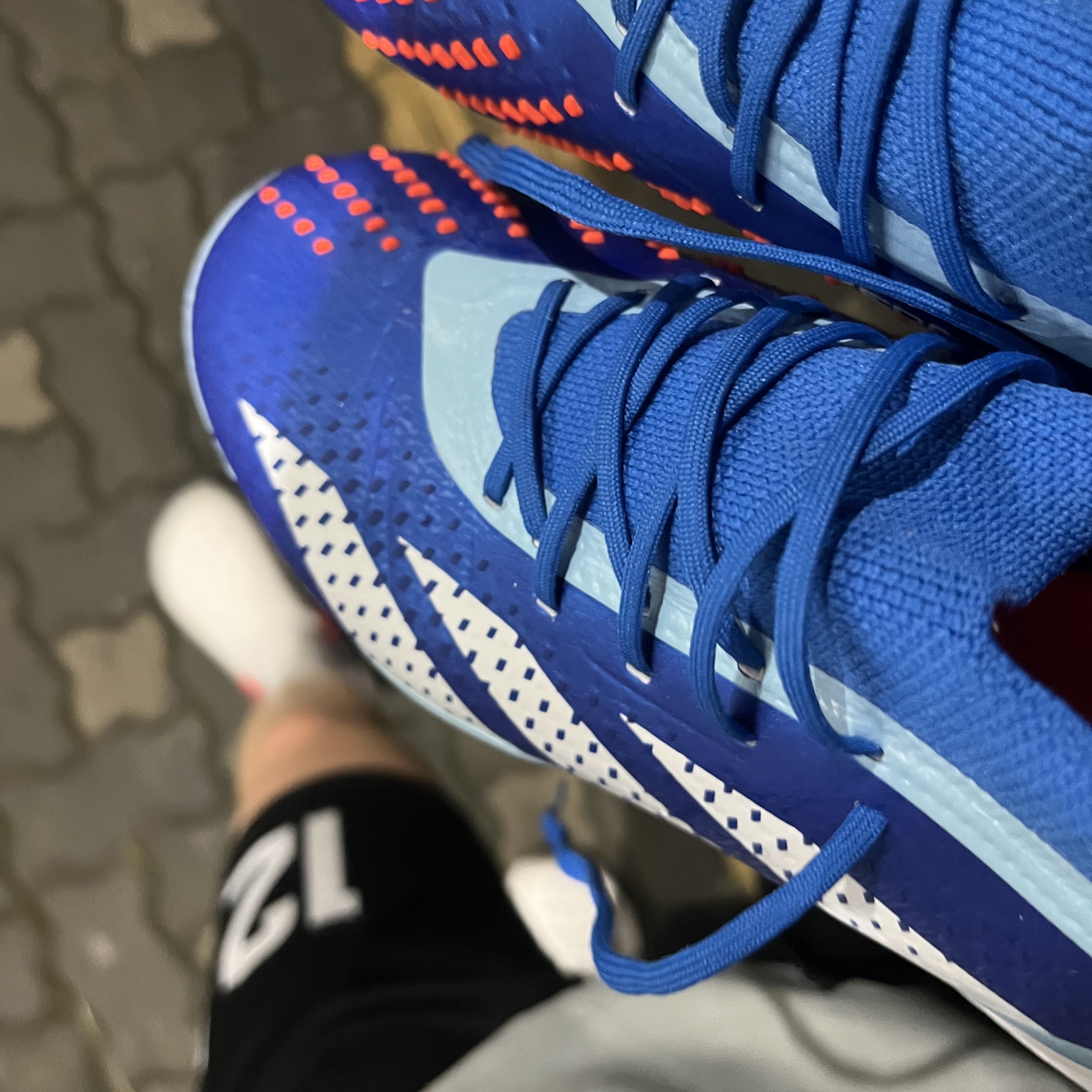 Adidas Predator Accuracy.1 Bright Royal 착용 스타일 - 1