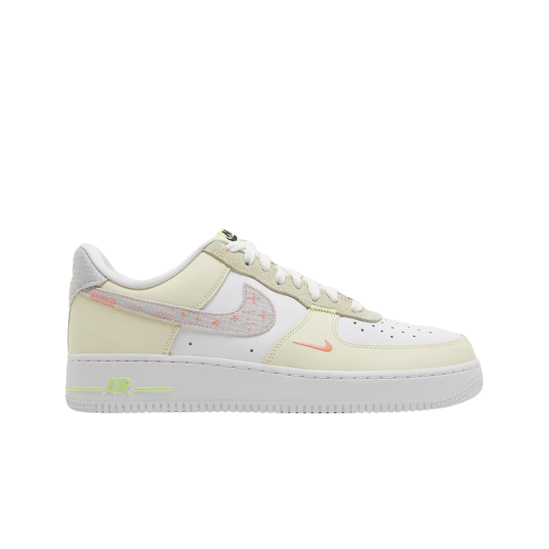 FB1852-111 Nike Air Force 1 '07 LV8 White Summit White Shade Green
