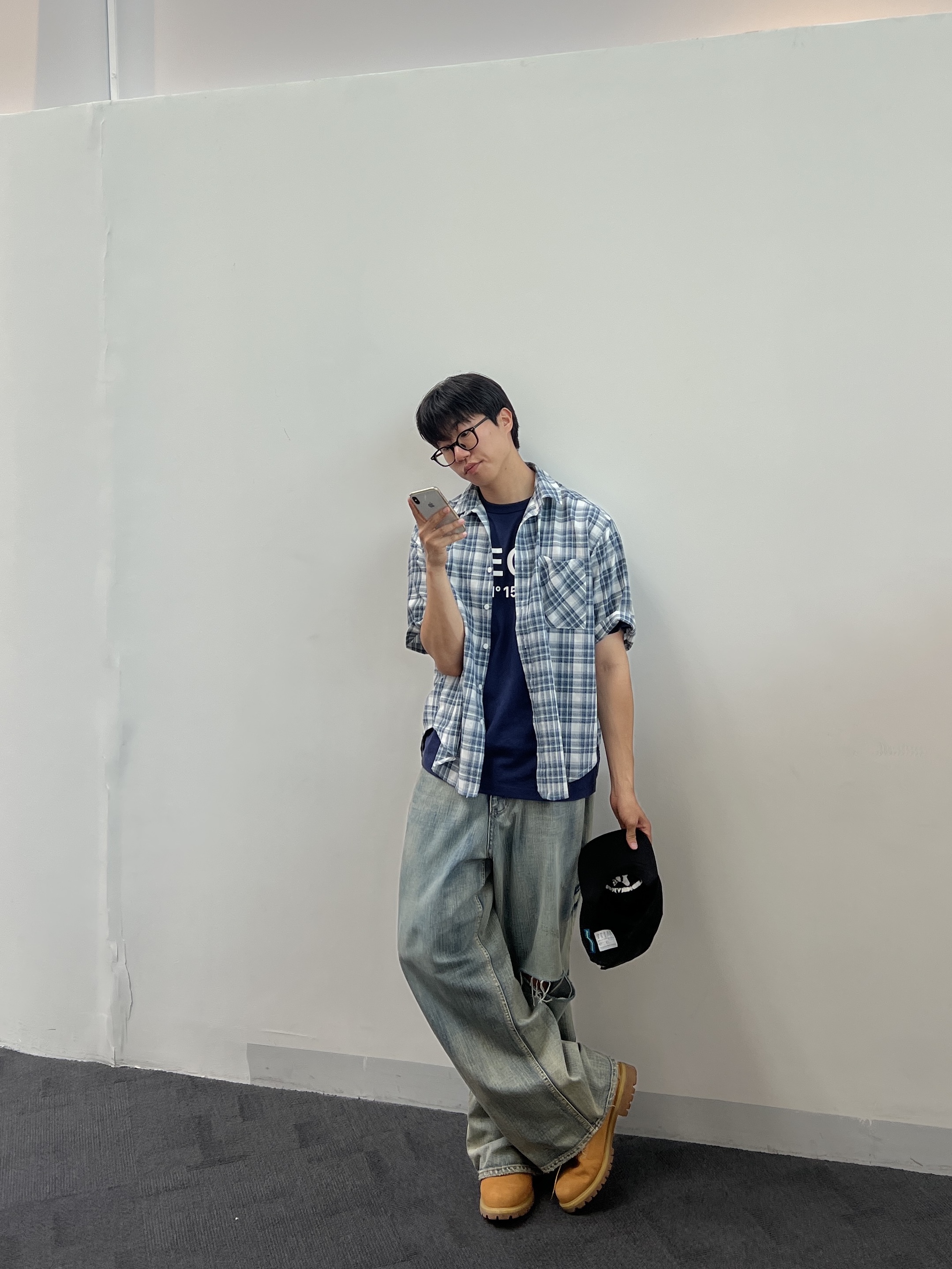 Timberland Premium 6 inch Waterproof Boot Wheat Nubuck - Wide 착용 스타일 - 2