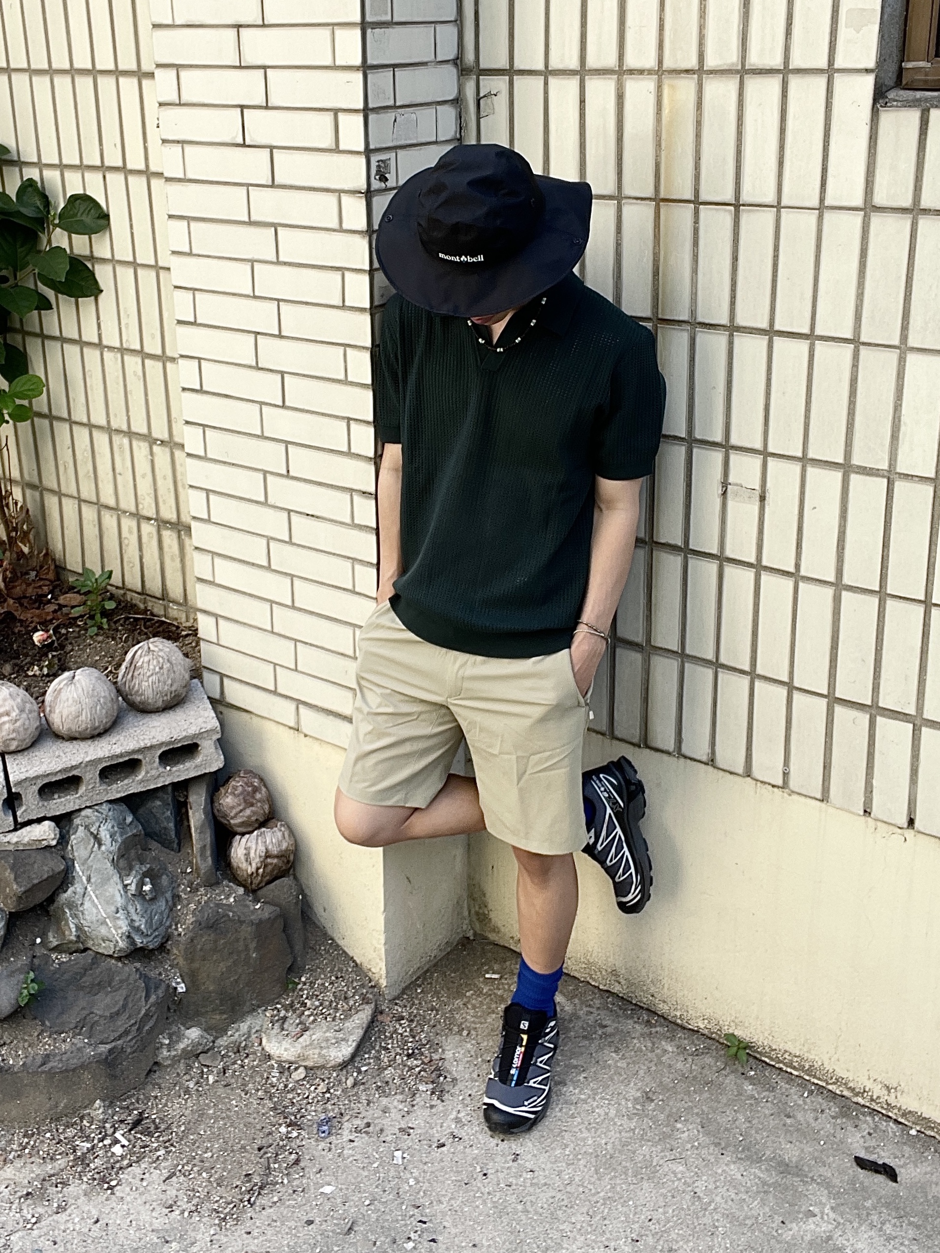 Salomon XT-6 Gore-Tex Black Ebony 착용 스타일 - 3