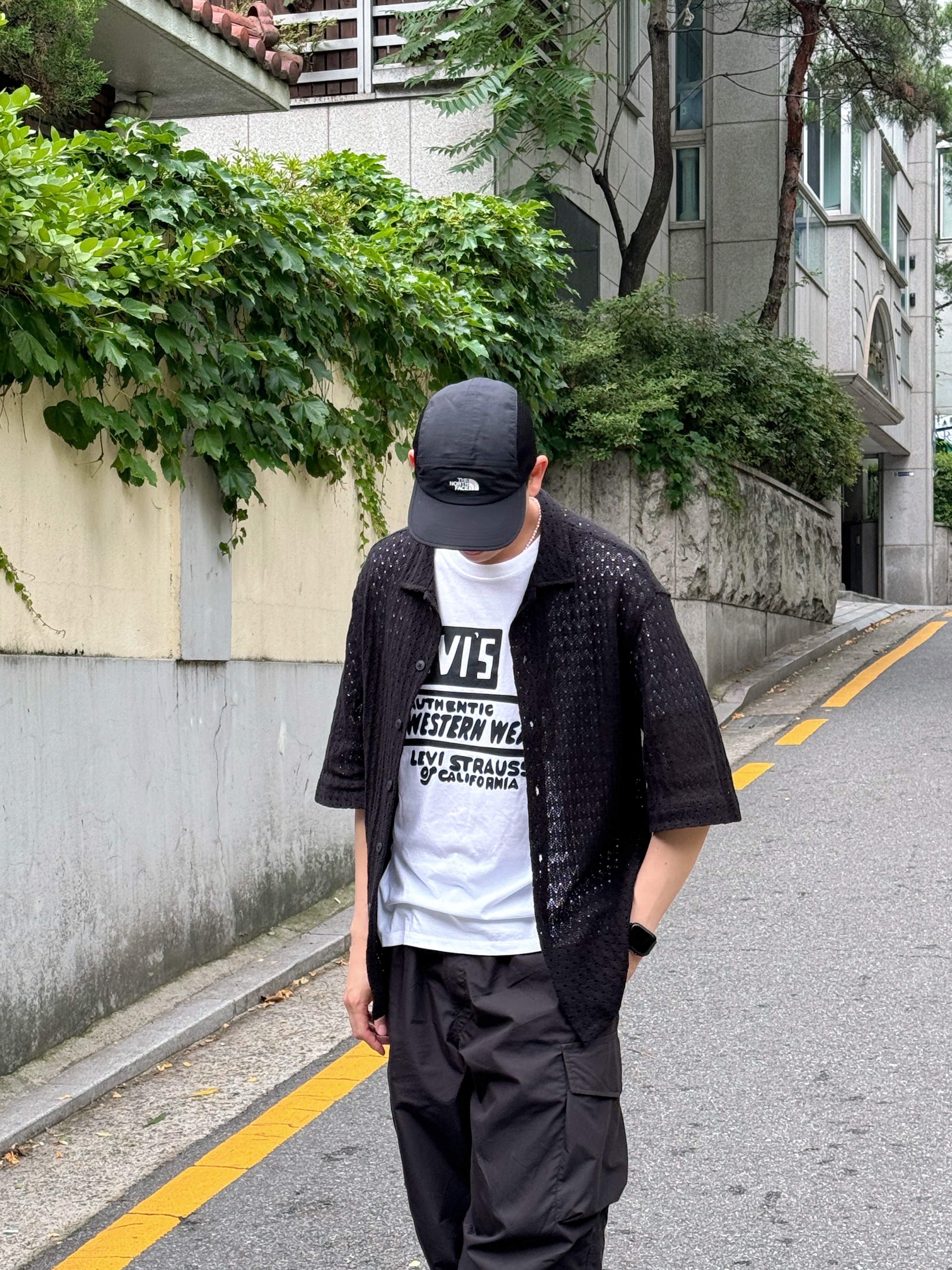 Reebok Club C 85 Black 착용 스타일 - 3