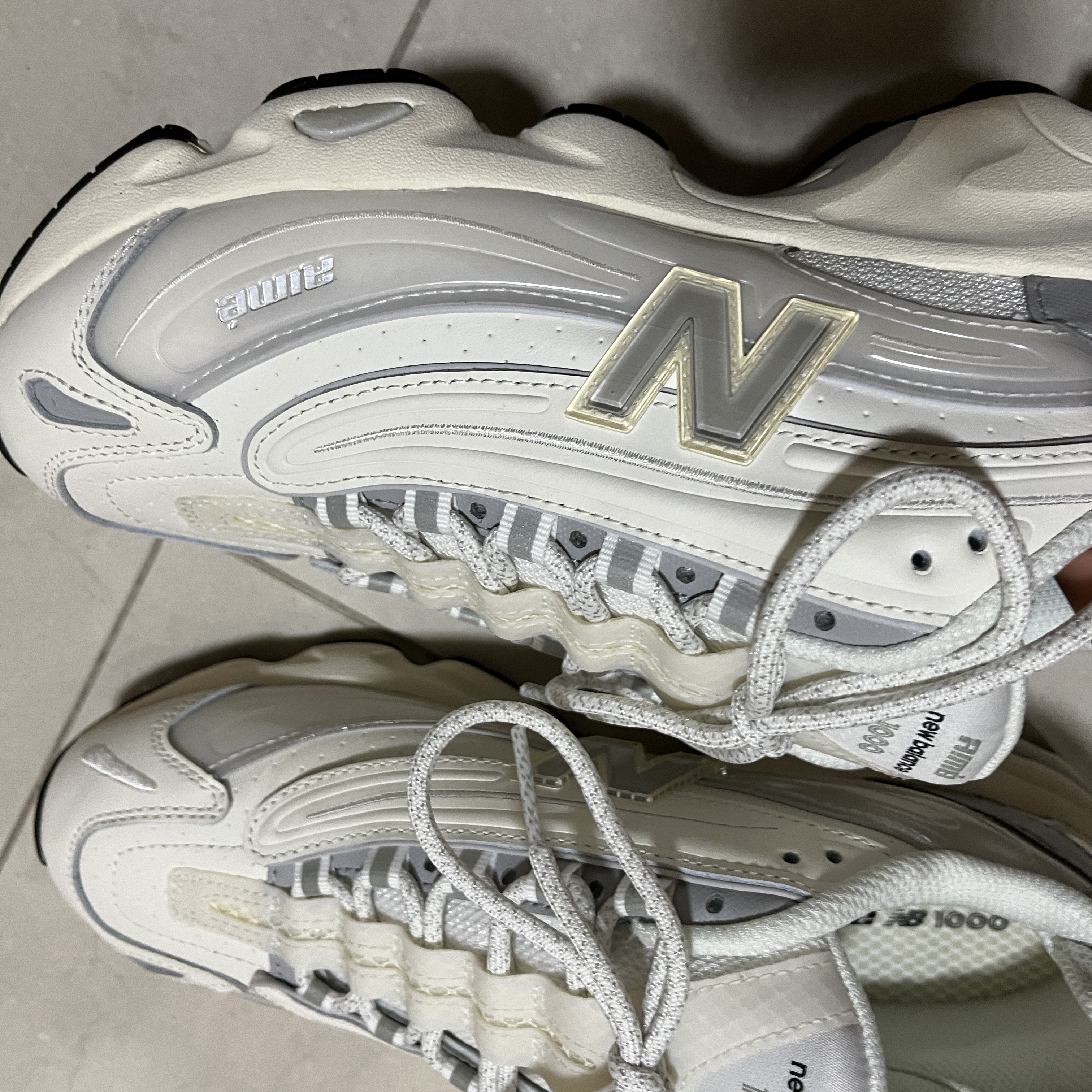 New Balance x Aime Leon Dore 1000 White 착용 스타일