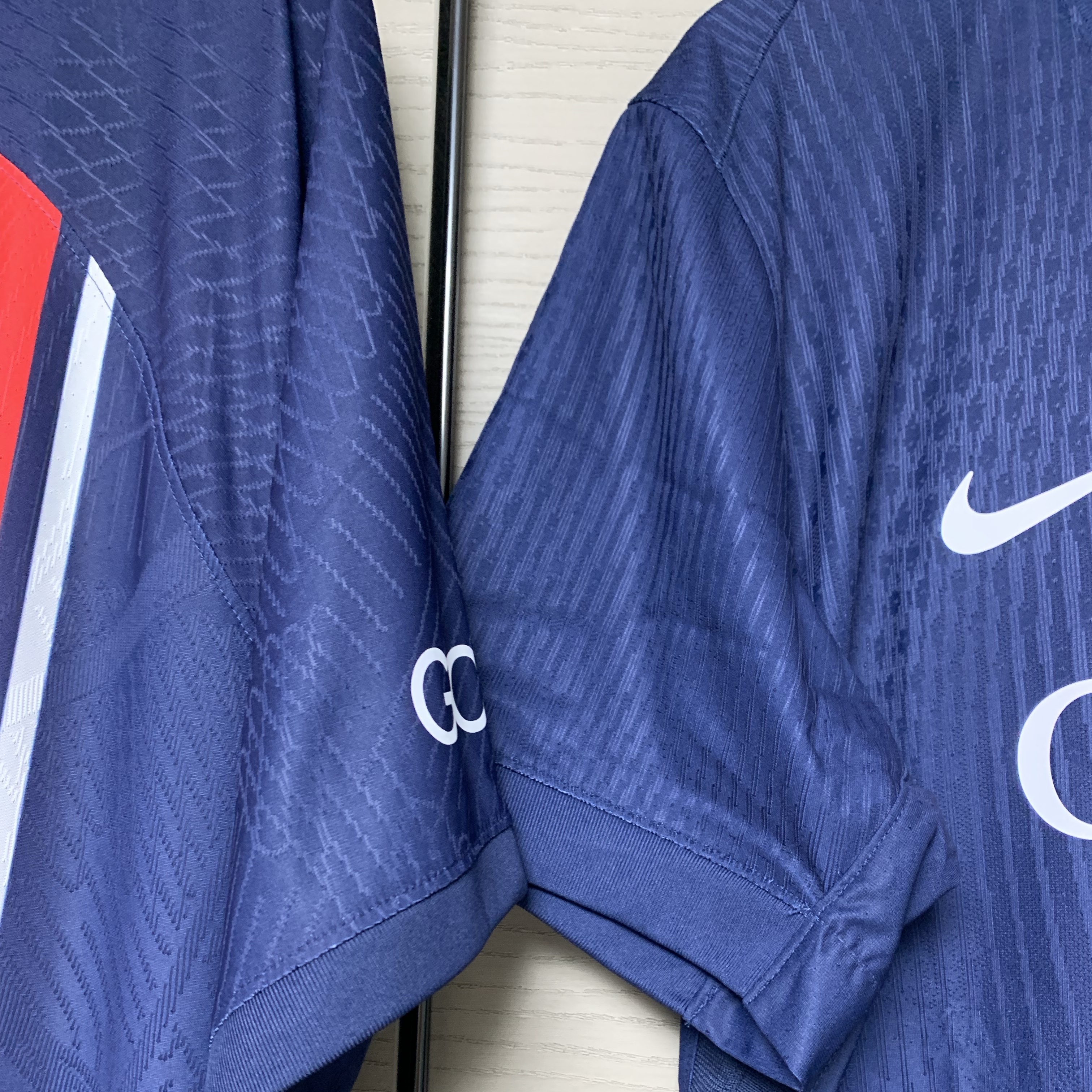 Nike Paris Saint-Germain 2024/25 Dri-Fit ADV Match Home Jersey Midnight Navy (Non Marking Ver.) 착용 스타일 - 3
