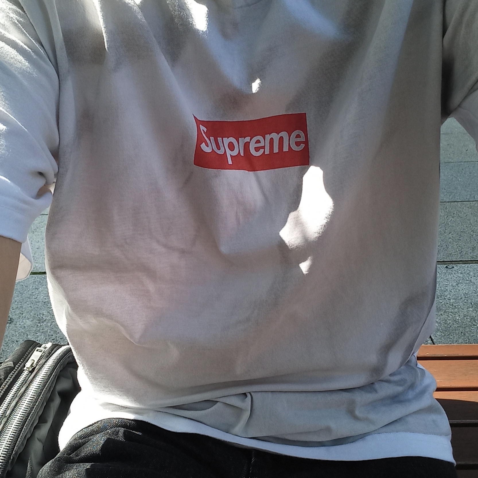 Supreme Cordura Denim Small Box 6-Panel Black - 24SS, Supreme x Nike Denim Short Black - 24SS 착용 스타일 - 7