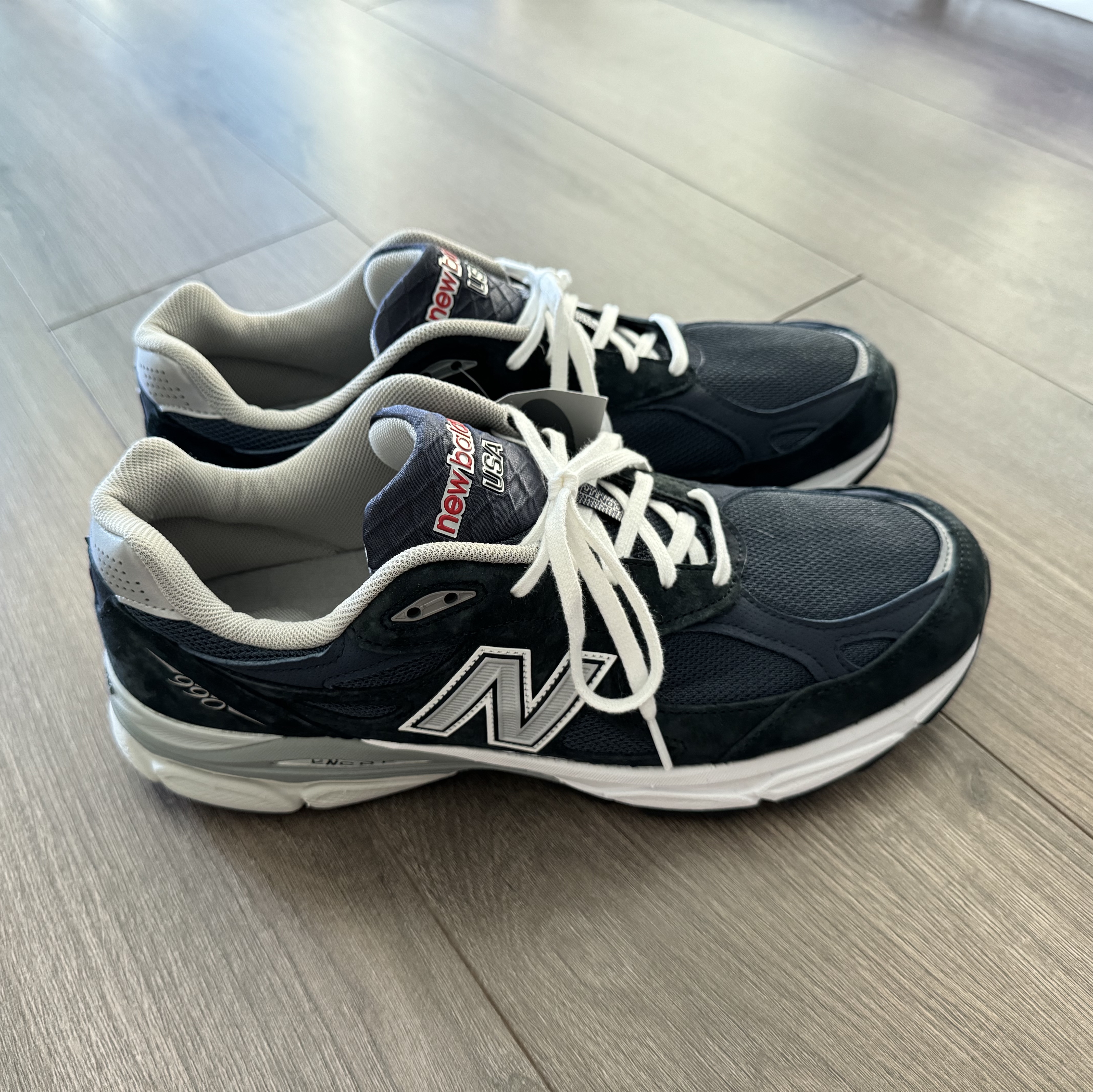 New Balance 990v3 Made in USA Black - D Standard 착용 스타일