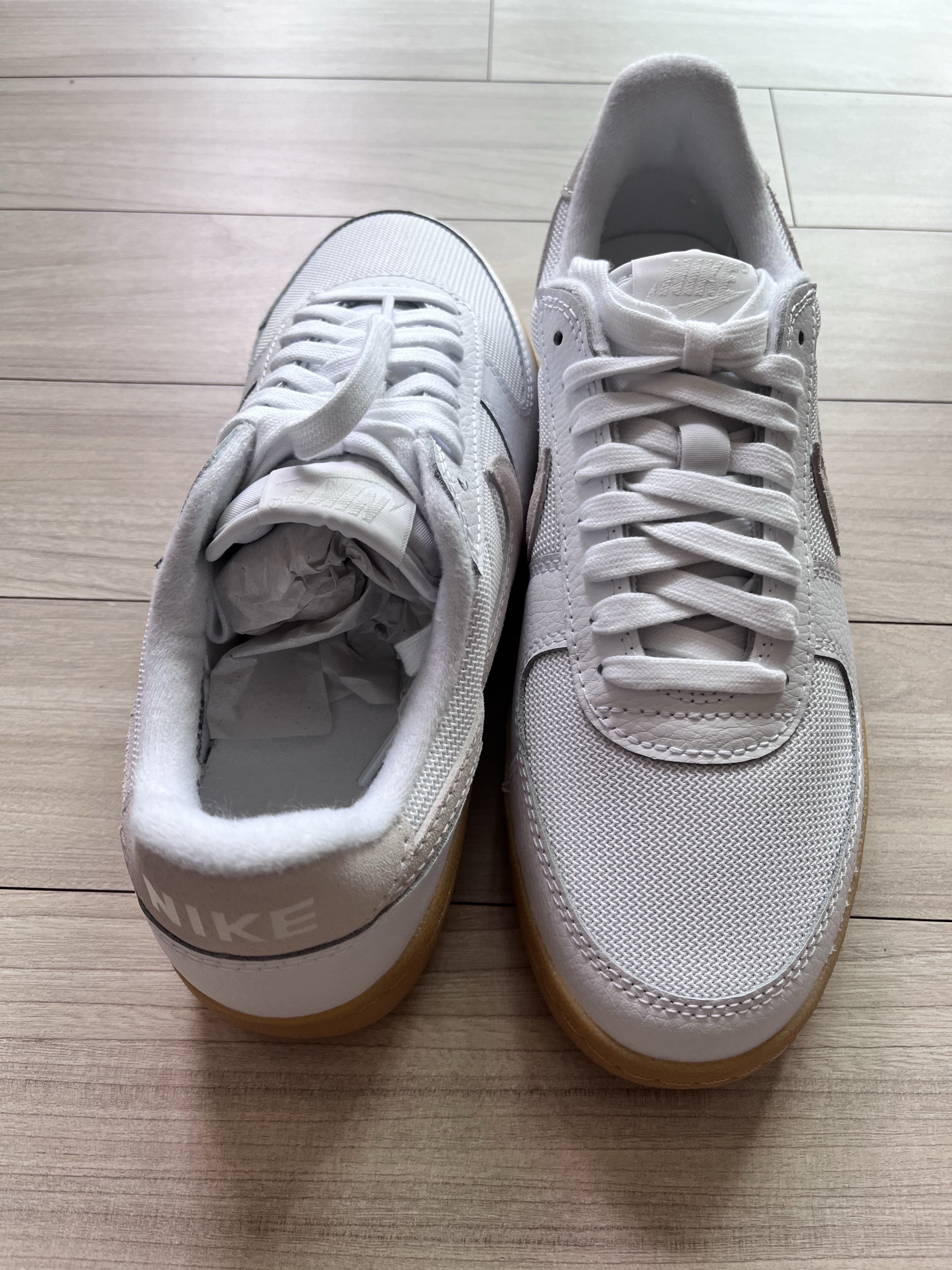 Nike Field General 82 White and Light Bone 착용 스타일 - 3