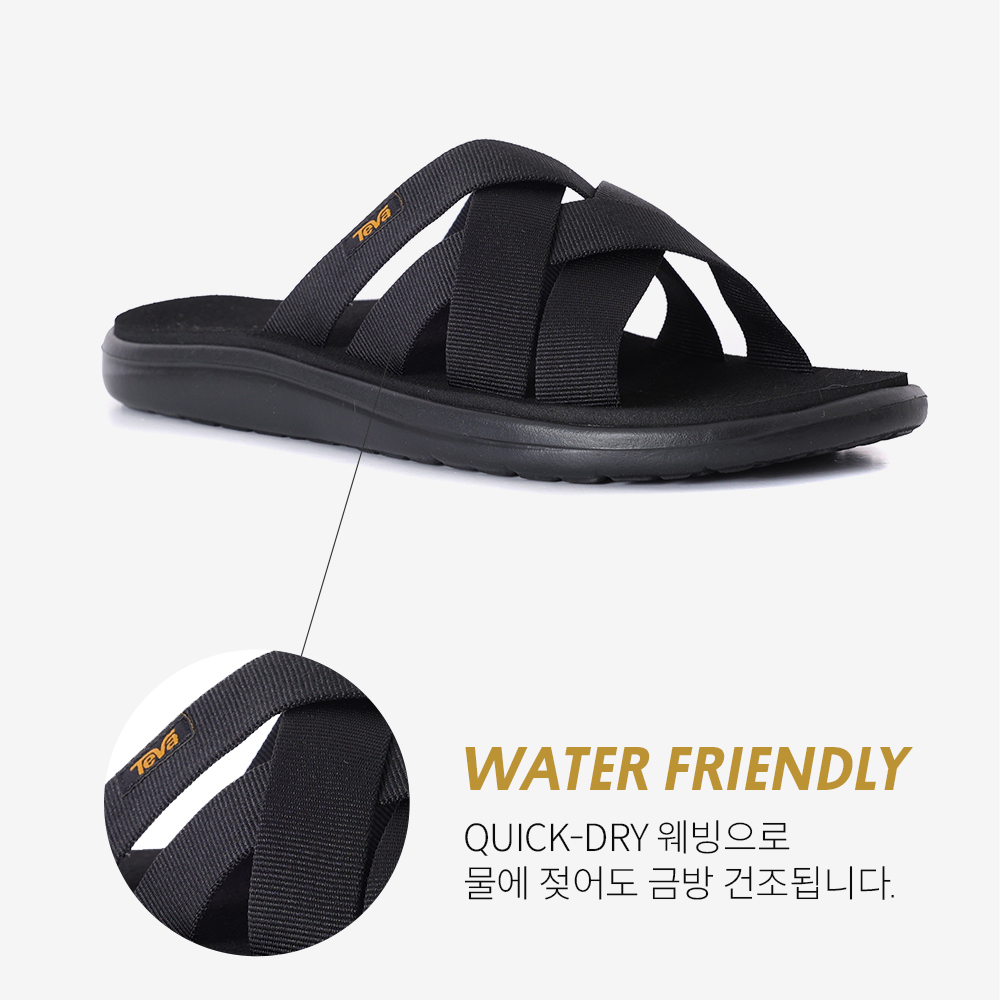 테바 맨 보야 슬라이드 (BLK)(TEVA Men Voya Slide (BLK)) - 3