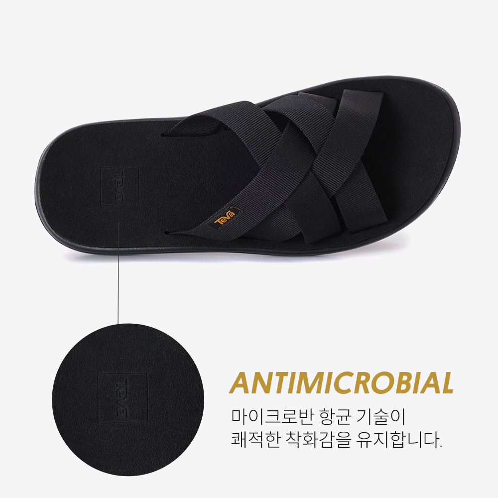 테바 맨 보야 슬라이드 (BLK)(TEVA Men Voya Slide (BLK)) - 5