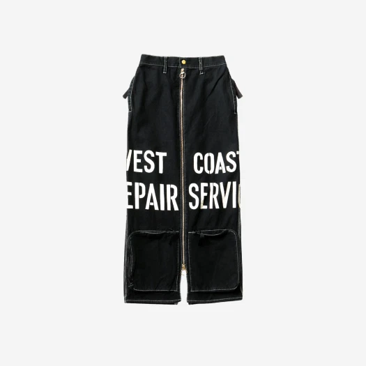 (W) 캐피탈 11.5 온즈 블랙 X 키나리 데님 에이프런 스커트 블랙 키나리 | Kapital | KREAM (W) Kapital 11.5 oz. Black X Kinari... 