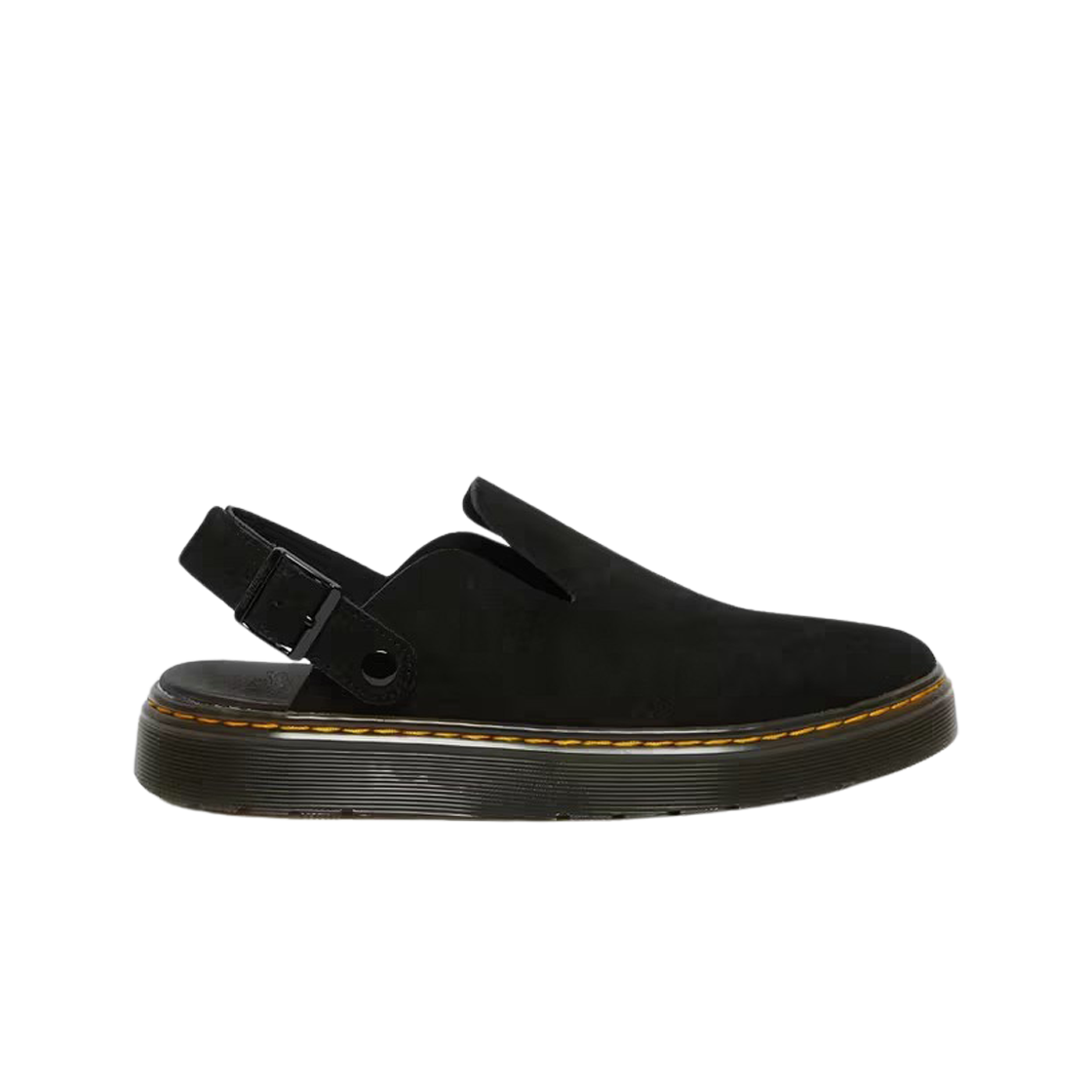 닥터마틴 칼슨 스웨이드 캐주얼 슬링백 뮬 블랙(Dr. Martens Carlson Suede Casual Slingback Mules Black)