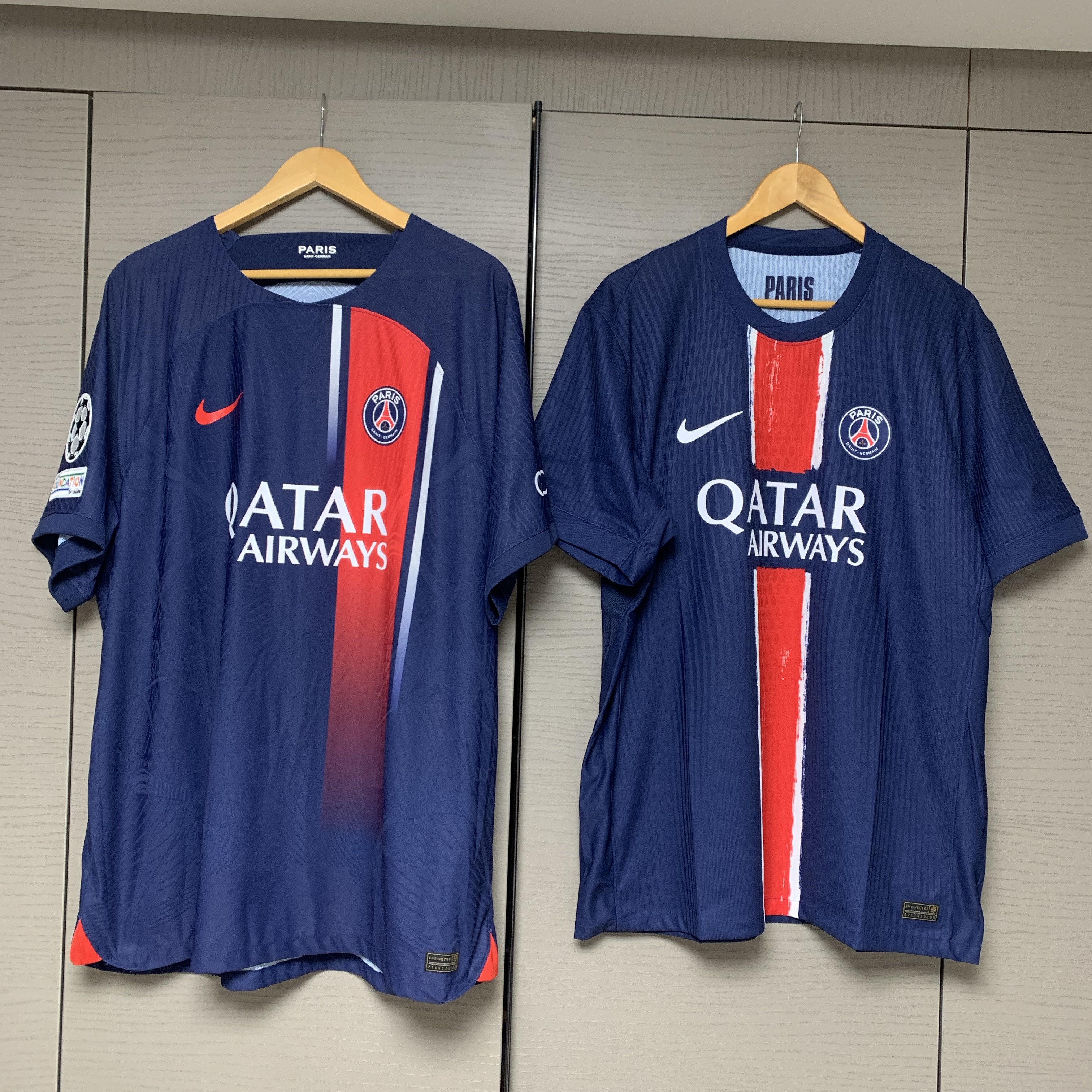 Nike Paris Saint-Germain 2024/25 Dri-Fit ADV Match Home Jersey Midnight Navy (Non Marking Ver.) 착용 스타일 - 2