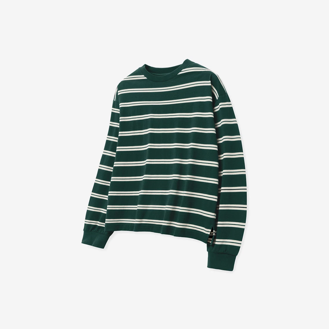 티엔지티 오버핏 스트라이프 롱슬리브 티셔츠 그린 | TNGT | KREAM TNGT Over-Fit Stripe Long-sleeve T-Shirts Green