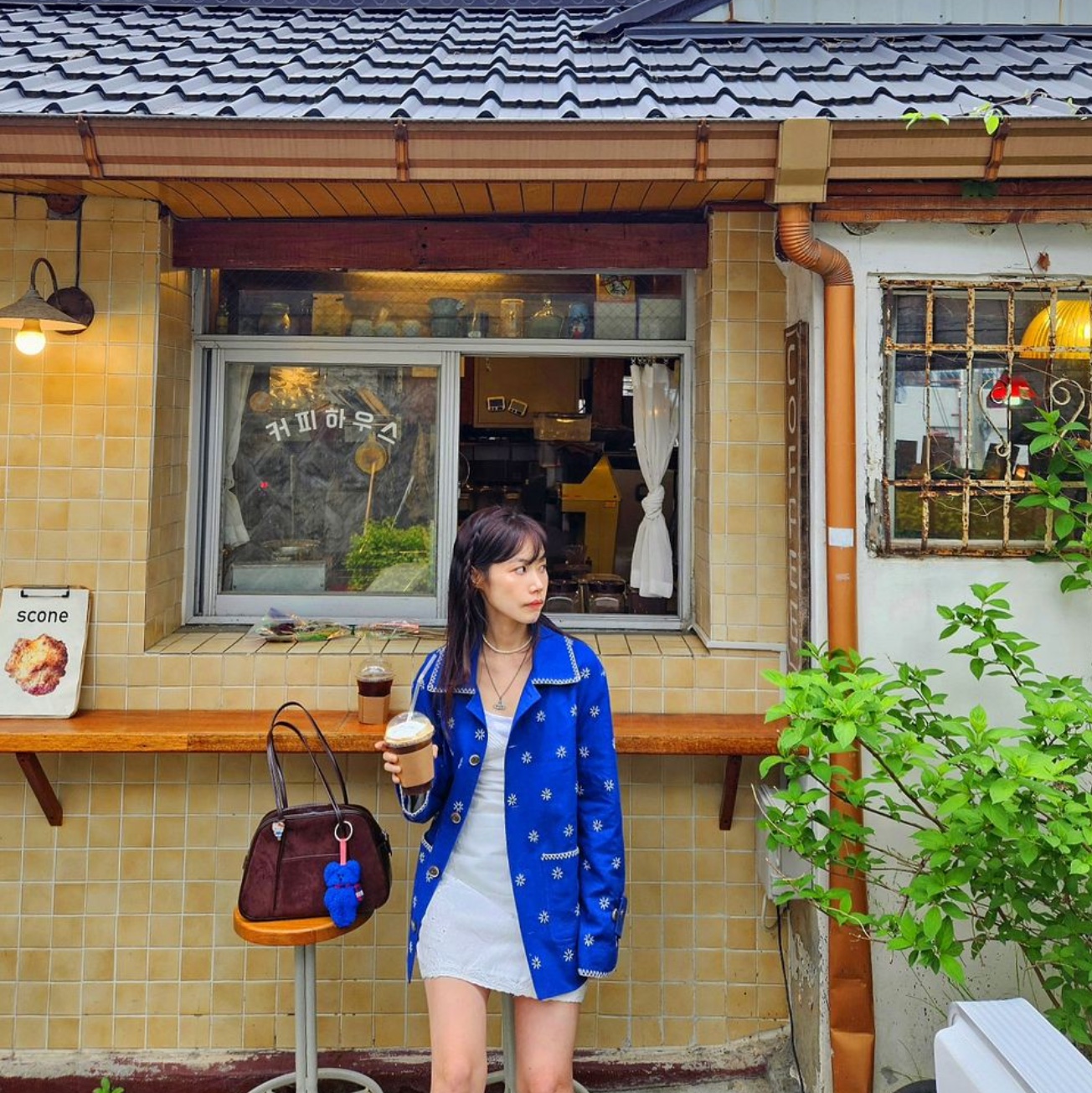 Fritur The Kyoto Jacket Red, Fritur The Kyoto Work Jacket Charcoal 착용 스타일