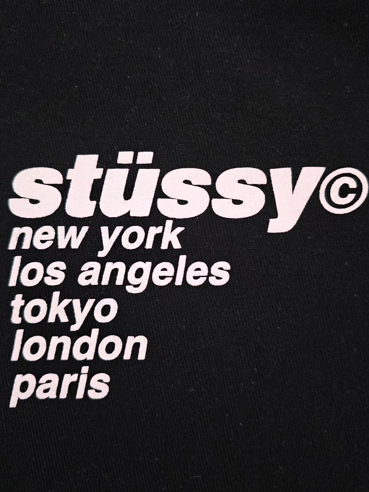 Stussy Strawberry T-Shirt Black 착용 스타일 - 2