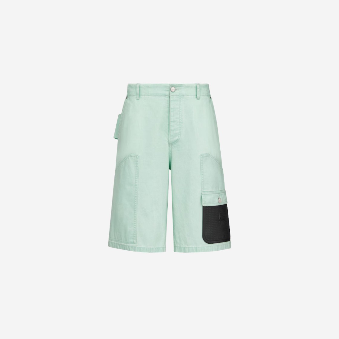 Dior x Stone Island Bermuda Shorts Light Green 상세 이미지 1