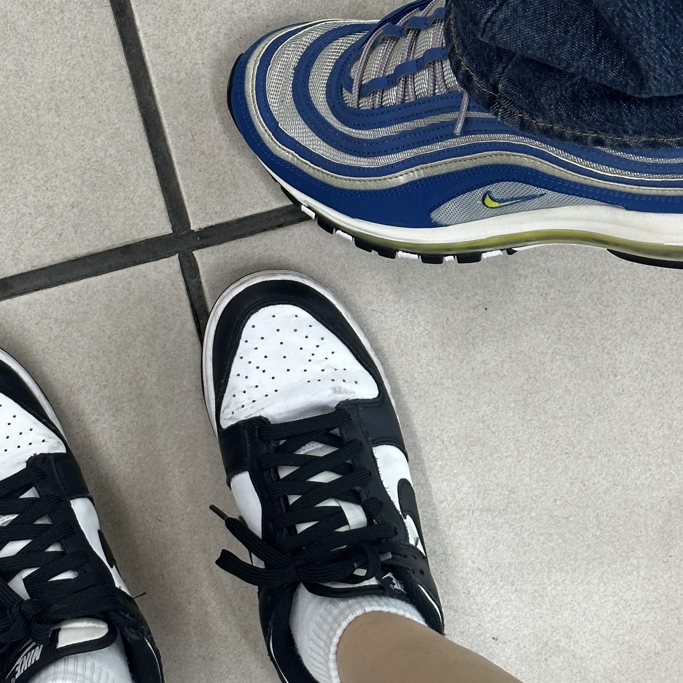 (W) Nike Dunk Low Black 착용 스타일