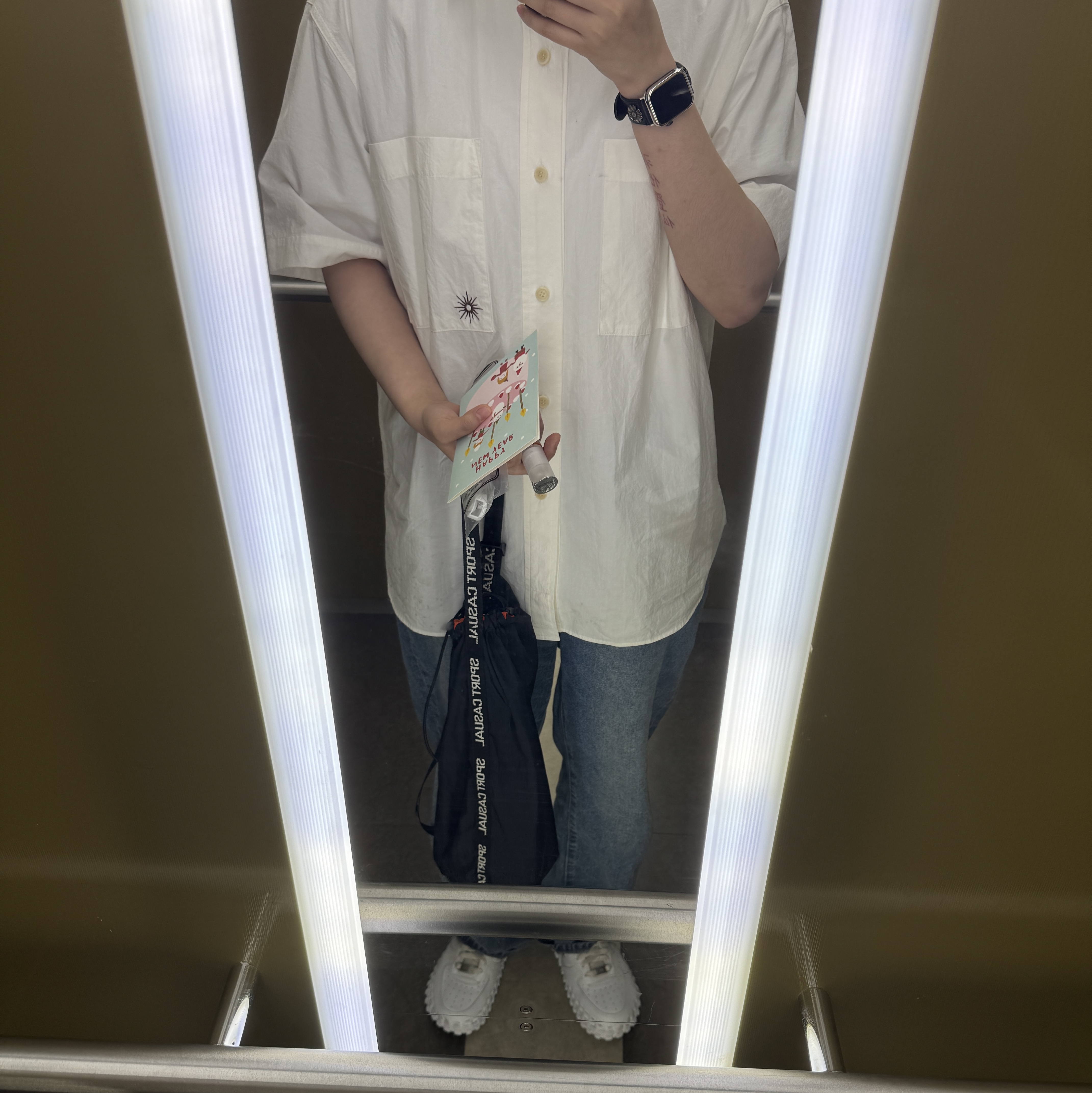 Nike x Jacquemus J Force 1 Low LX SP White 착용 스타일