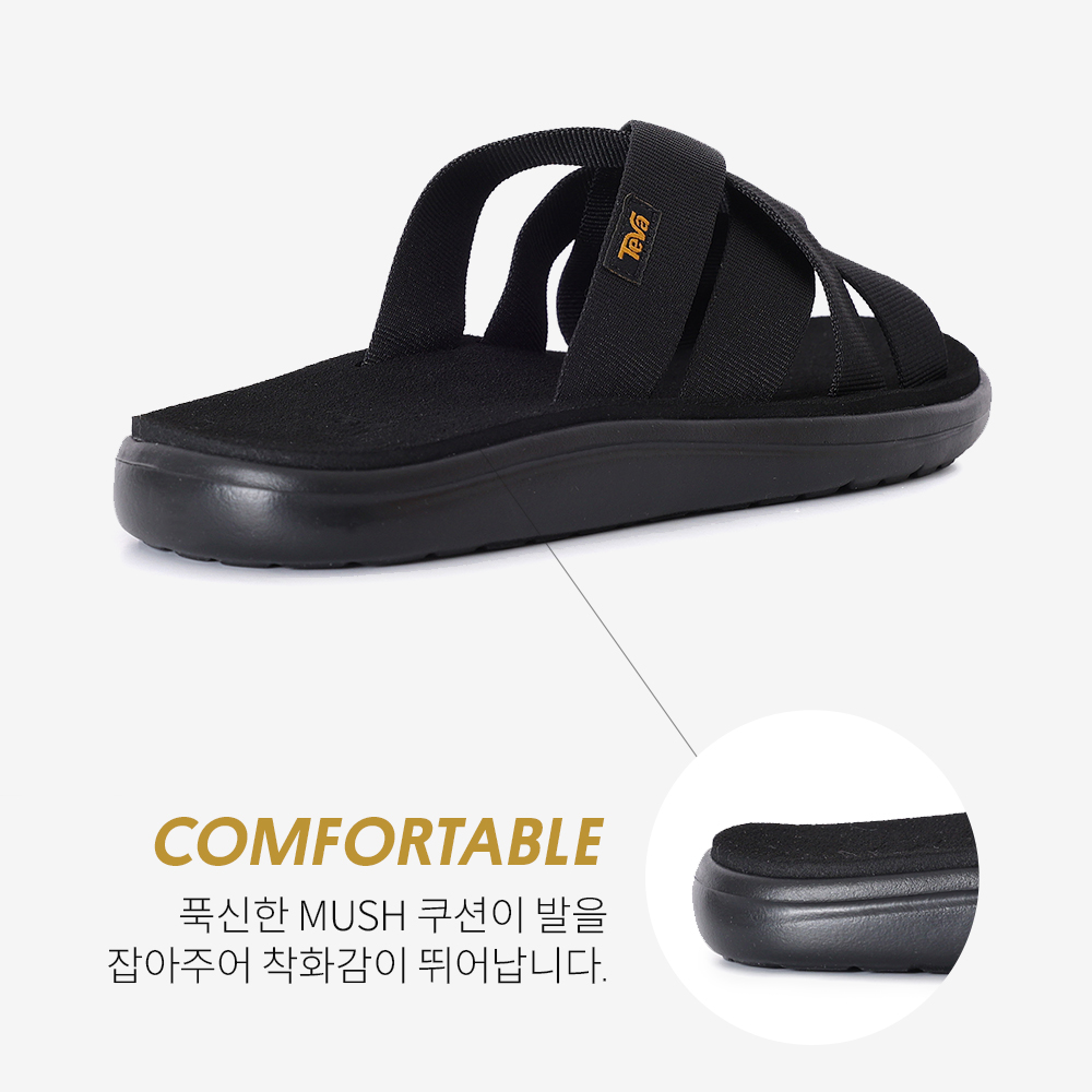테바 맨 보야 슬라이드 (BLK)(TEVA Men Voya Slide (BLK)) - 4
