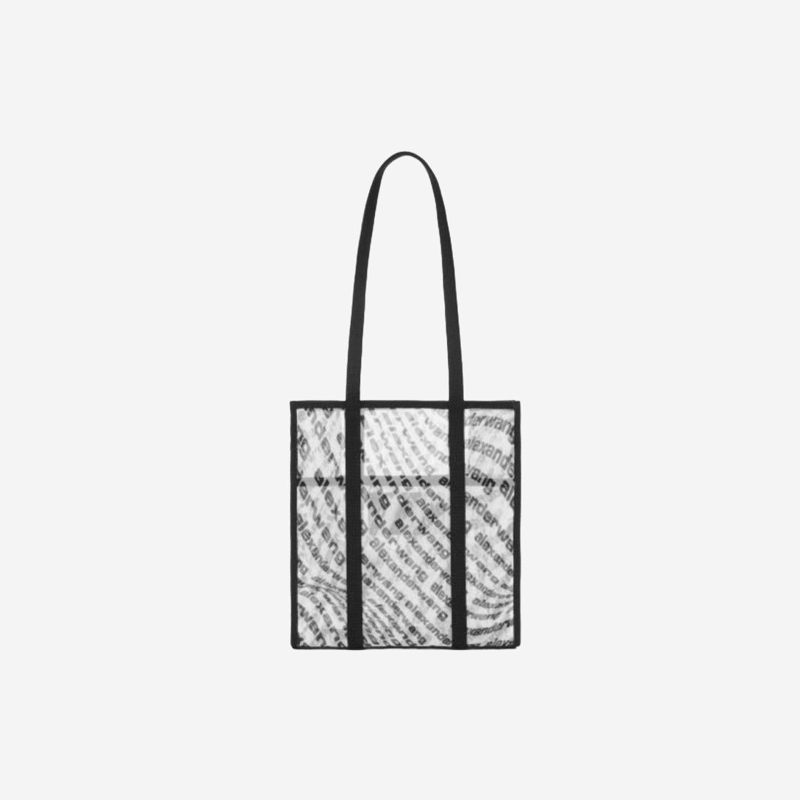 Alexander Wang The Freeze Logo Mesh Small Tote Bag White 상세 이미지 1