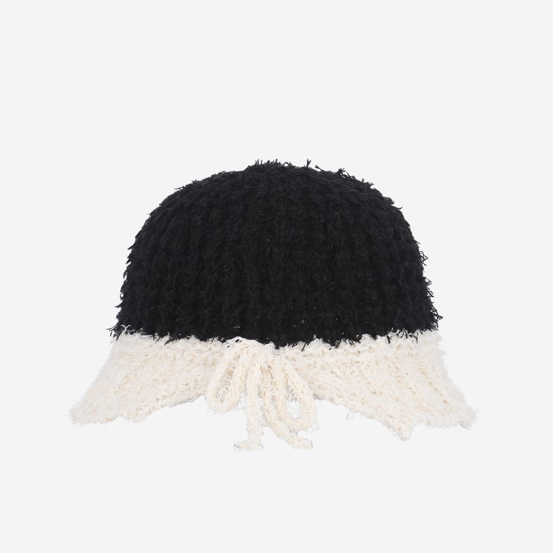 올인컴플리트 푸들 버킷햇 블랙 & 아이보리(Allincomplete Poodle Bucket Hat Black & Ivory) - 2