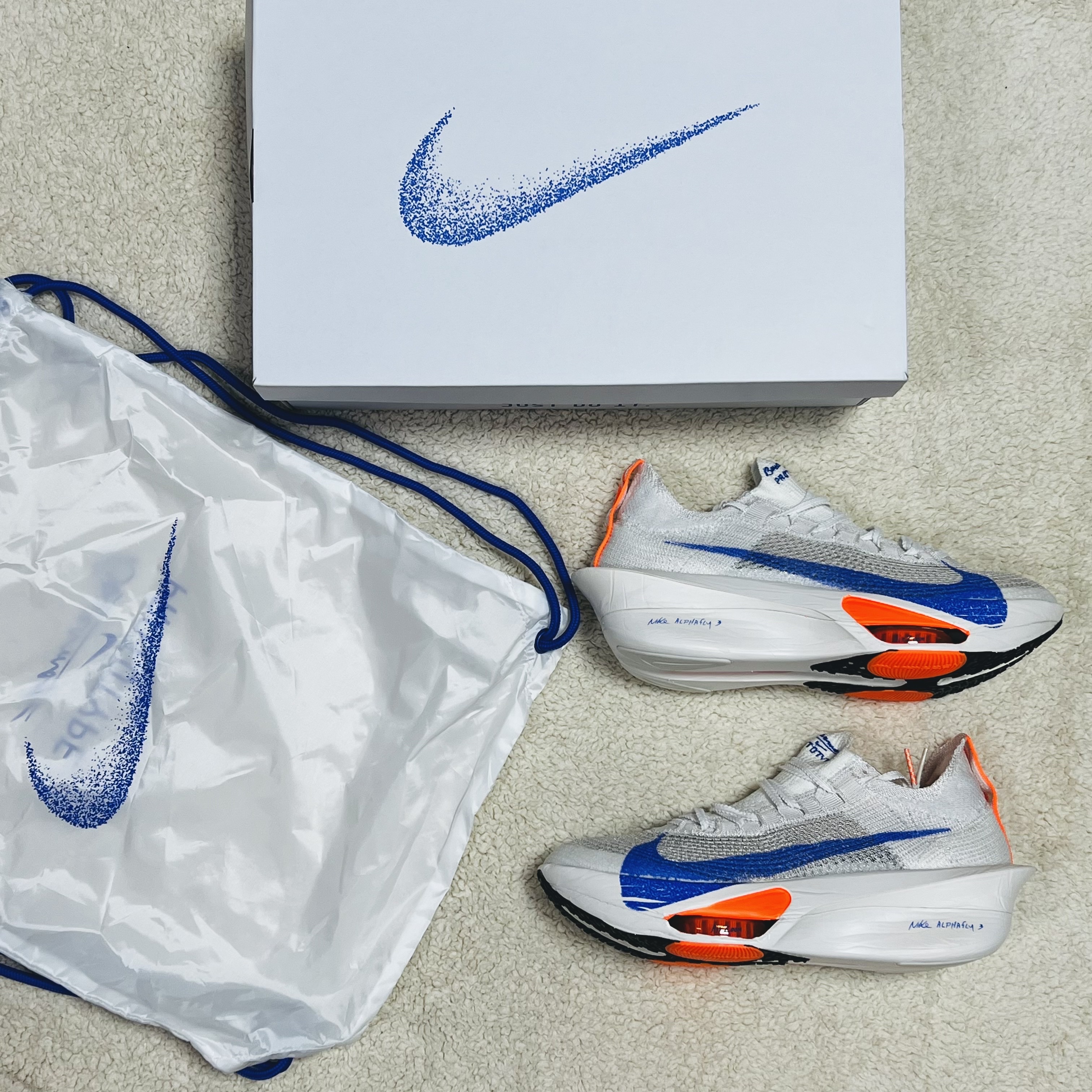 Nike Air Zoom Alphafly Next% 3 Blueprint 착용 스타일