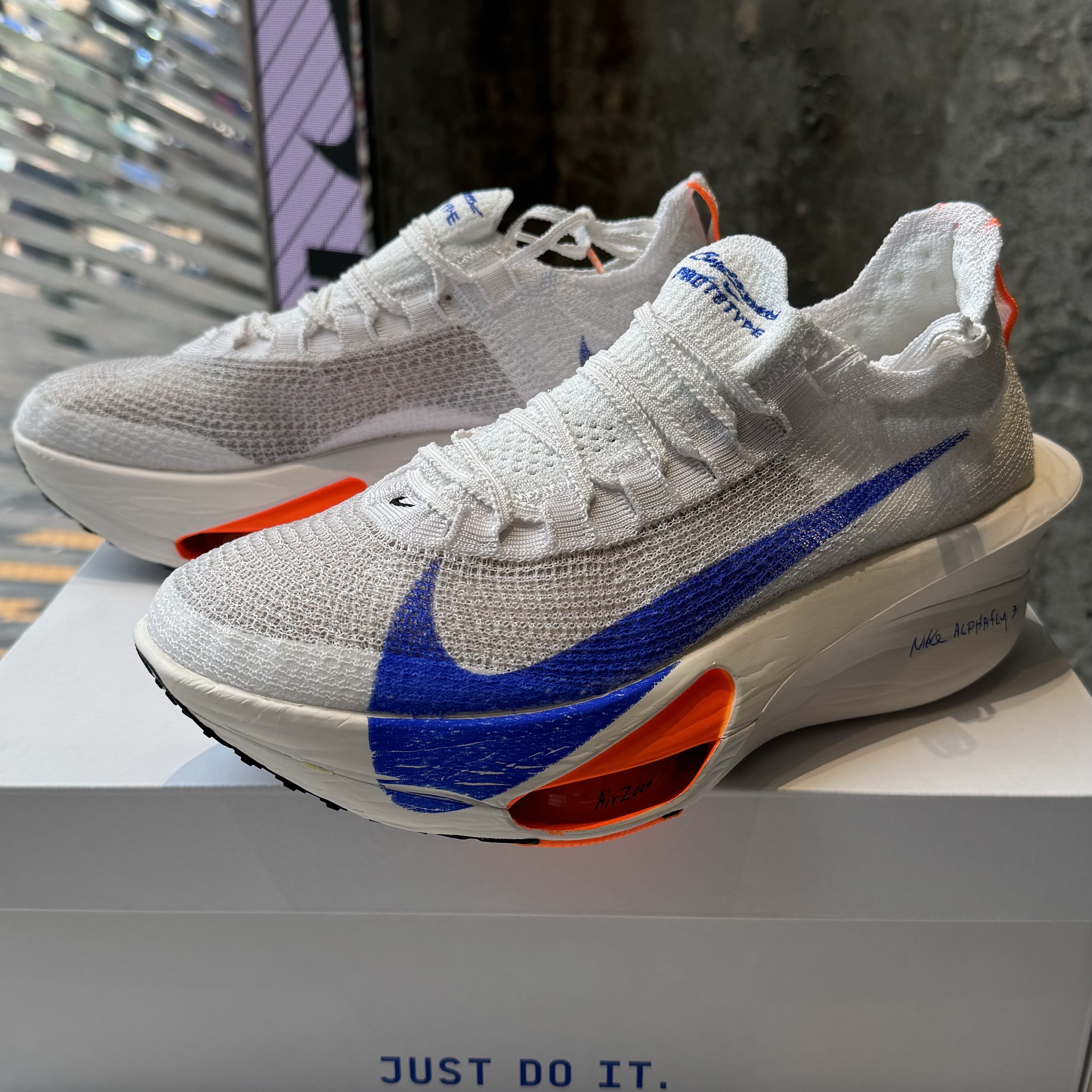 Nike Air Zoom Alphafly Next% 3 Blueprint 착용 스타일