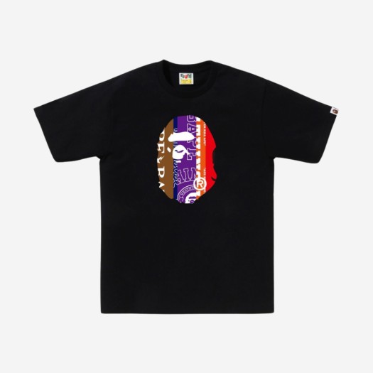 BAPE Fans Scarf Ape Head T-Shirt Black