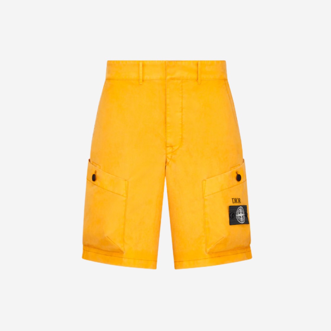 Dior x Stone Island Bermuda Shorts Yellow 상세 이미지 1