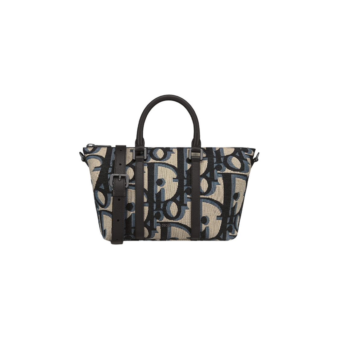 Dior Weekender 25 Bag Beige Black Maxi Oblique Jacquard 상세 이미지 1