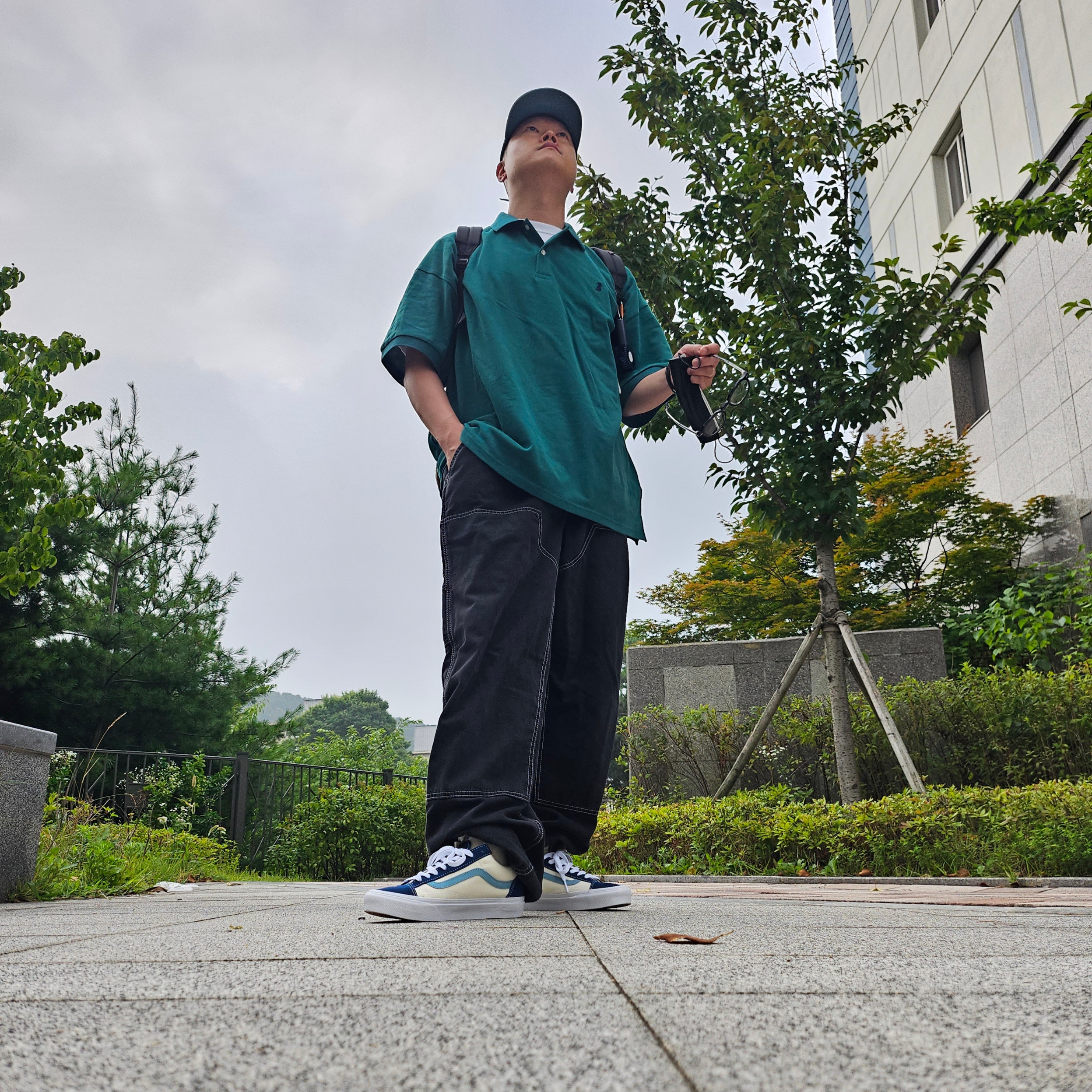 Vans Style 36 Classic Sport Cadmium Green 착용 스타일 - 1