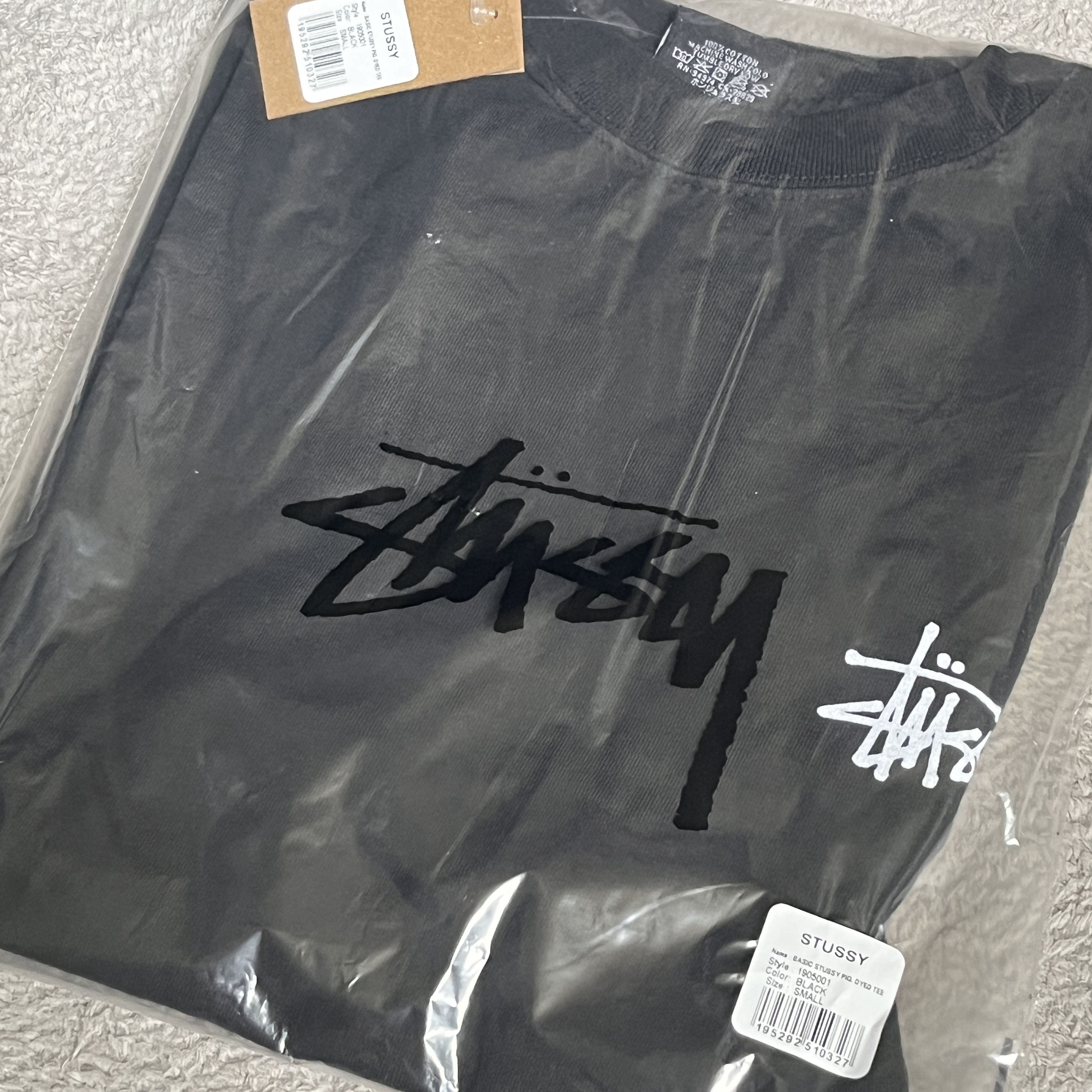Stussy Basic Stussy T-Shirt Black 2024, 2025 착용 스타일
