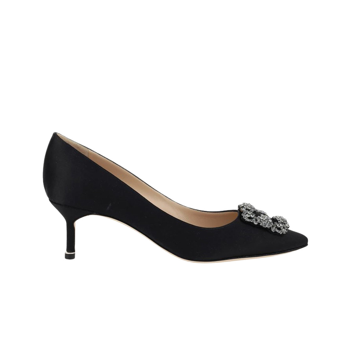 (W) 마놀로 블라닉 한기시 펌프스 블랙((W) Manolo Blahnik Hangisi Black Pumps)
