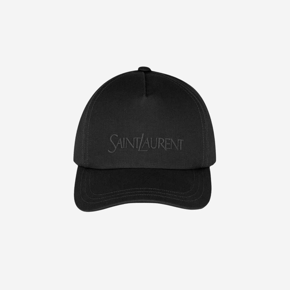 Saint Laurent Gabardine Cap Black 상세 이미지 1