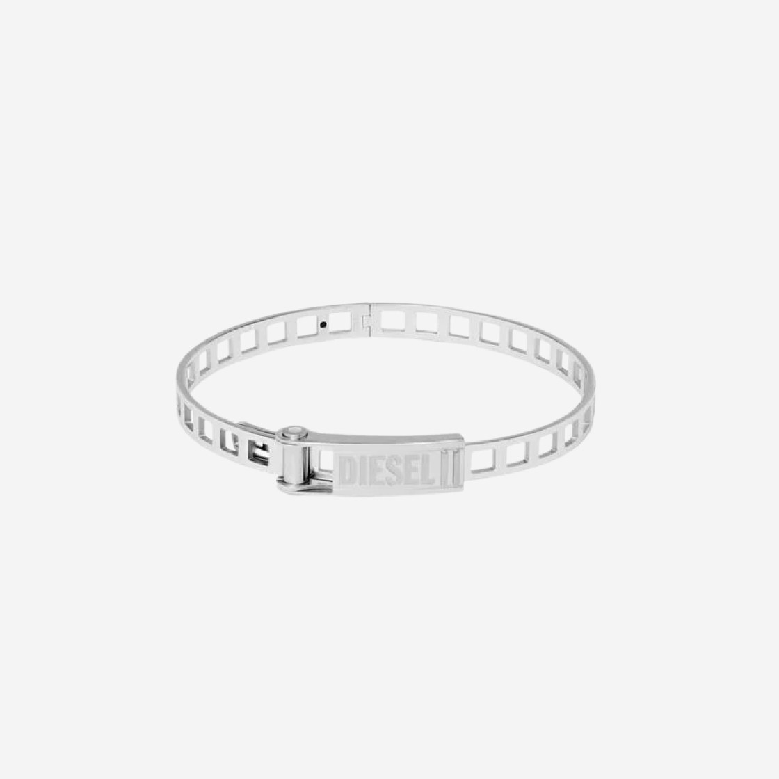 Diesel Dx1356 Stainless Steel Stack Bracelet Silver 상세 이미지 1