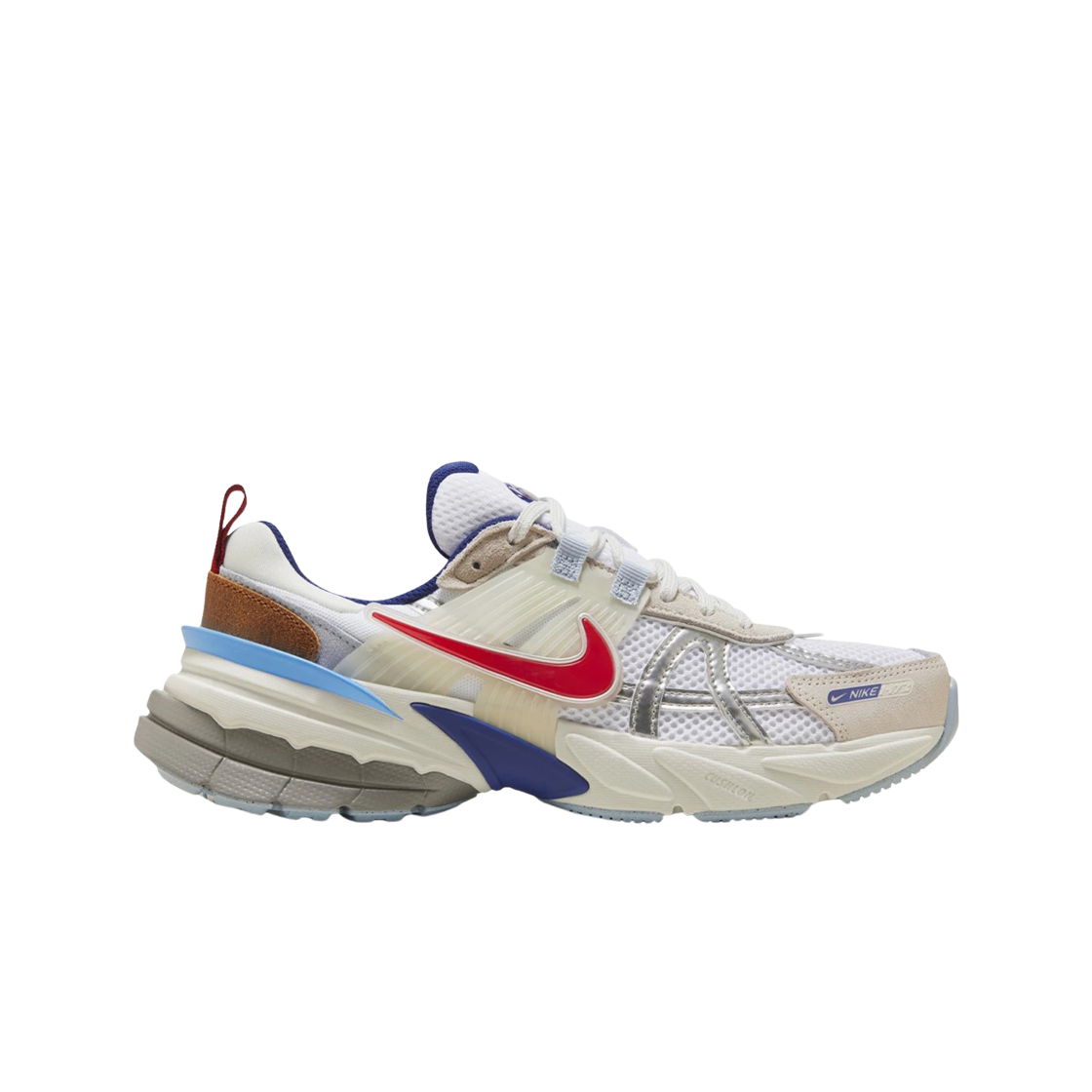 나이키 V2K 런 메탈릭 실버 짐 레드(Nike V2K Run Metallic Silver Gym Red)