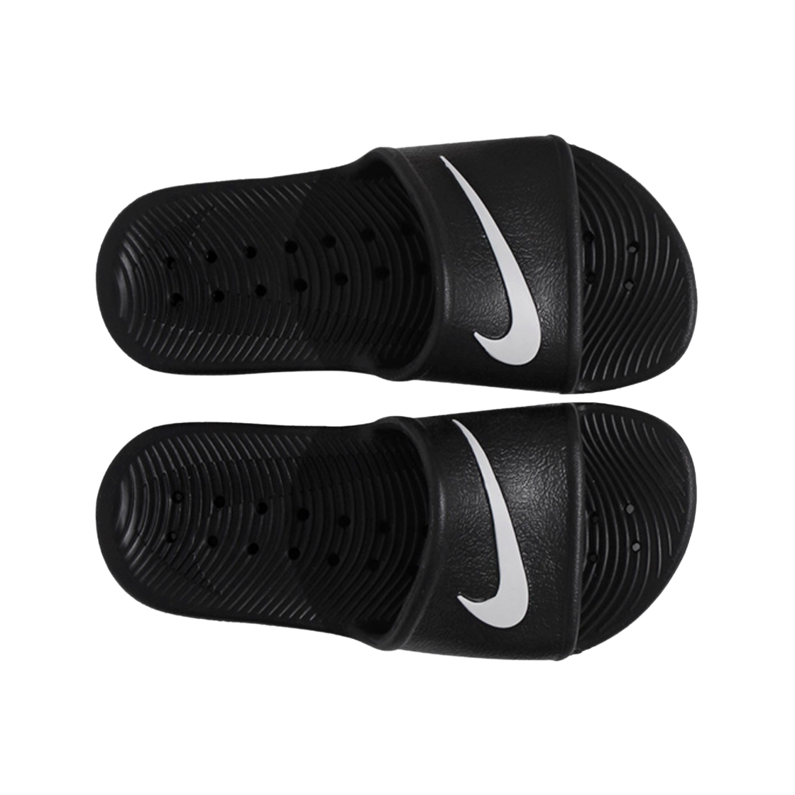(GS/PS) 나이키 카와 샤워 슬라이드 블랙((GS/PS) Nike Kawa Shower Slide Black) - 2