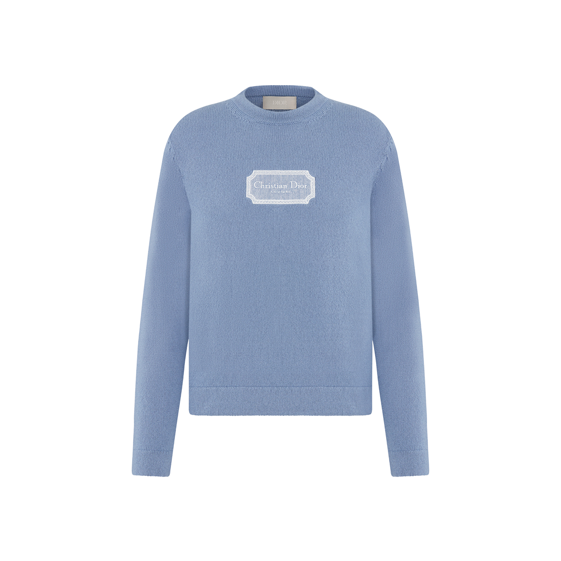 Dior Christian Dior Cashmere Jersey Couture Sweater Blue 상세 이미지 1