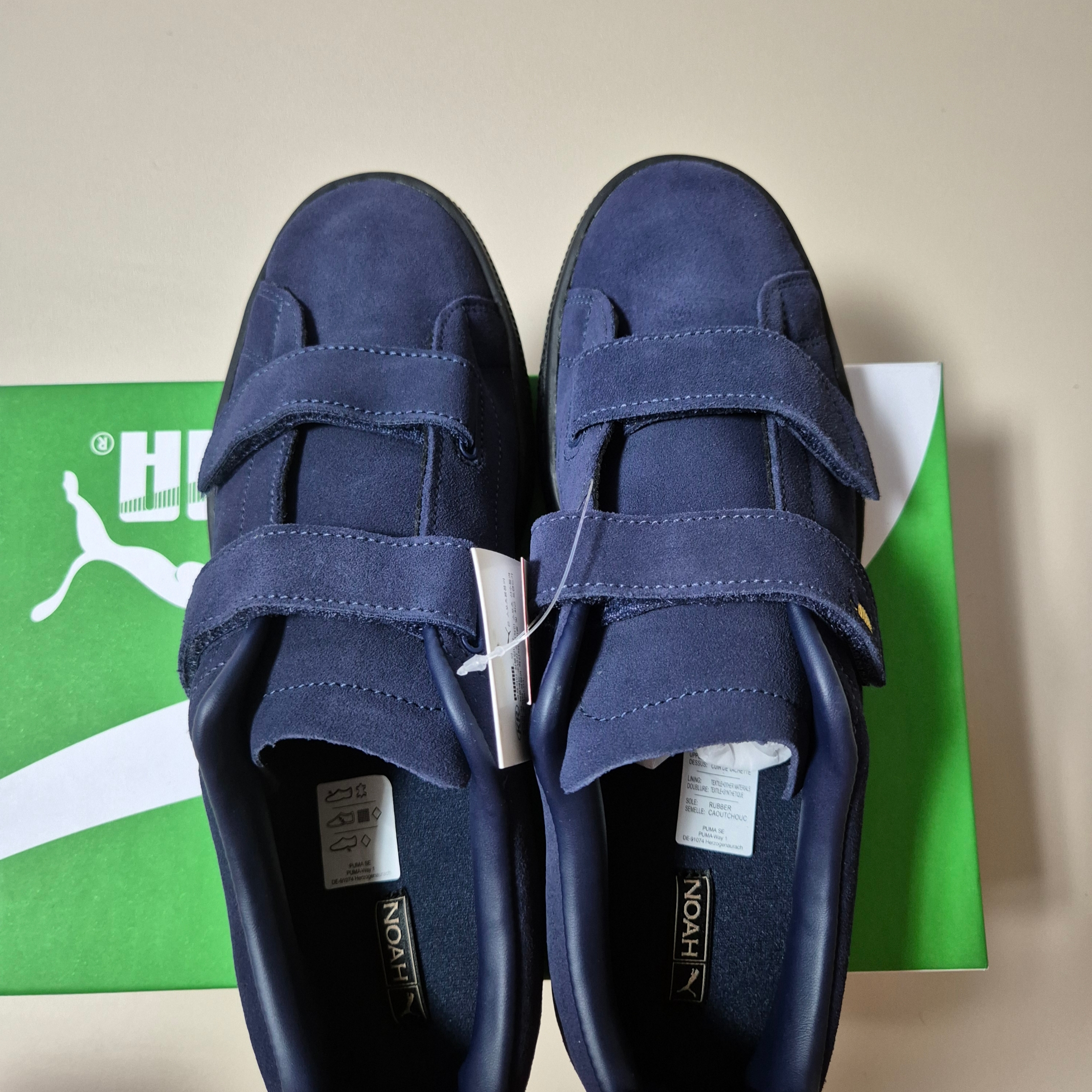 Puma x Noah Suede Classic Navy Black 착용 스타일 - 2