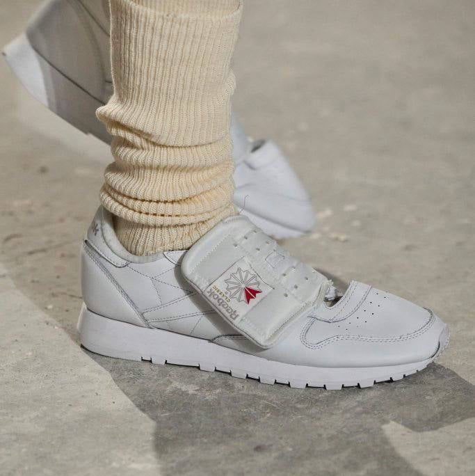 Hed Mayner x Reebok Classic Leather White - 24FW 착용 스타일