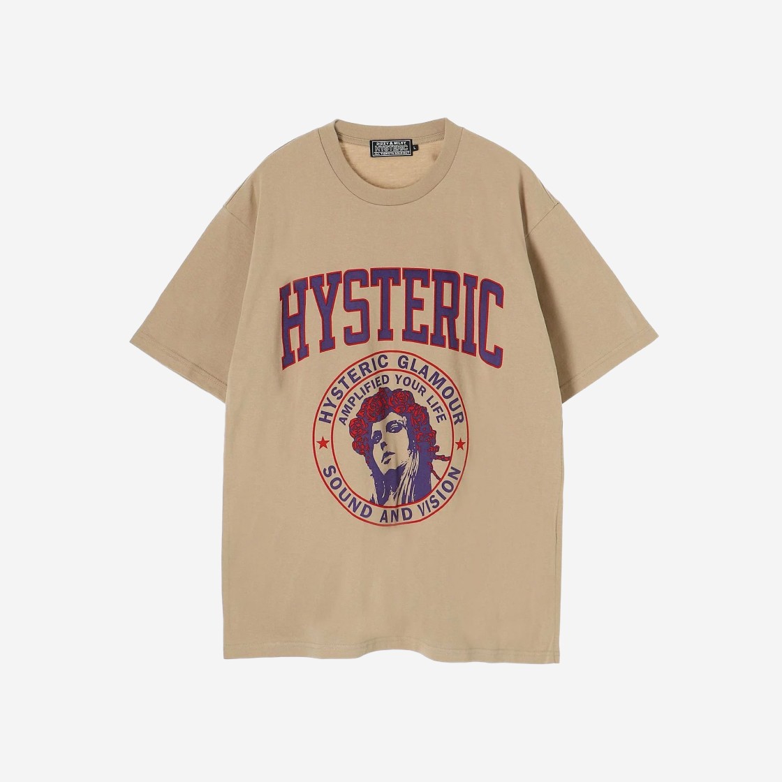 Hysteric Glamour HG Academy T-Shirt Beige 상세 이미지 1