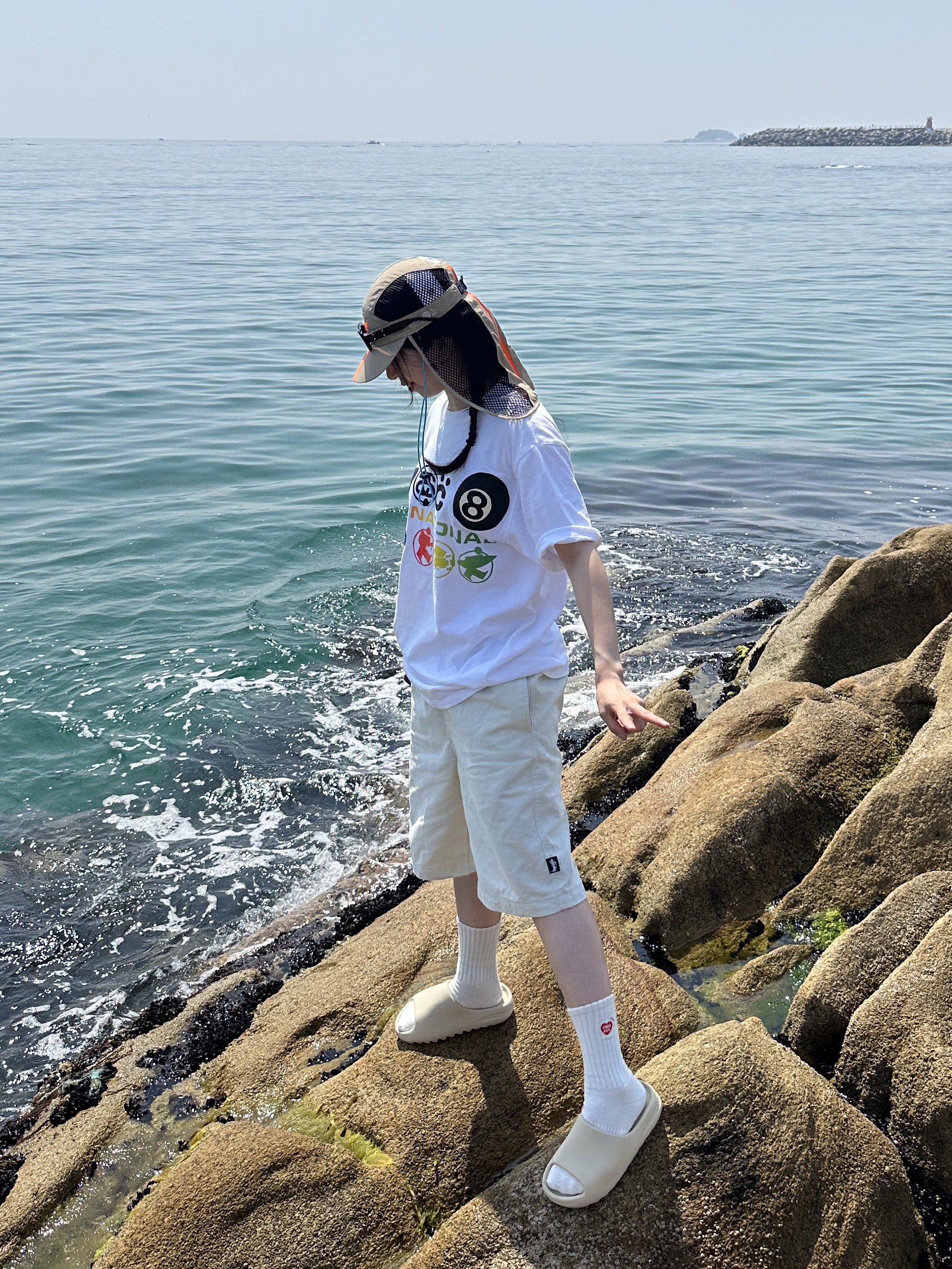 Palace x Adidas Nature Cap Blanch Cargo Signal Orange - 22SS, Adidas Yeezy Slide Bone 2022/2023 착용 스타일