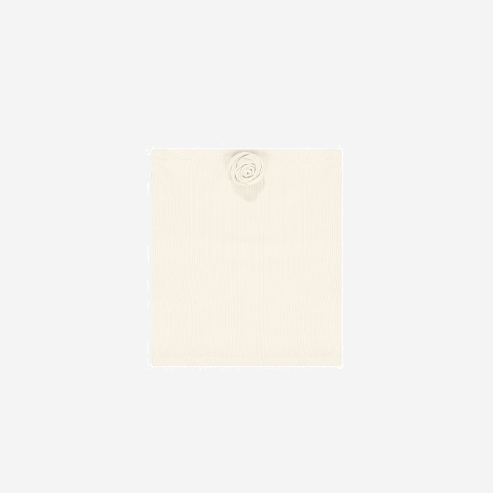 lr_007 Leterie Corsage Top Ivory