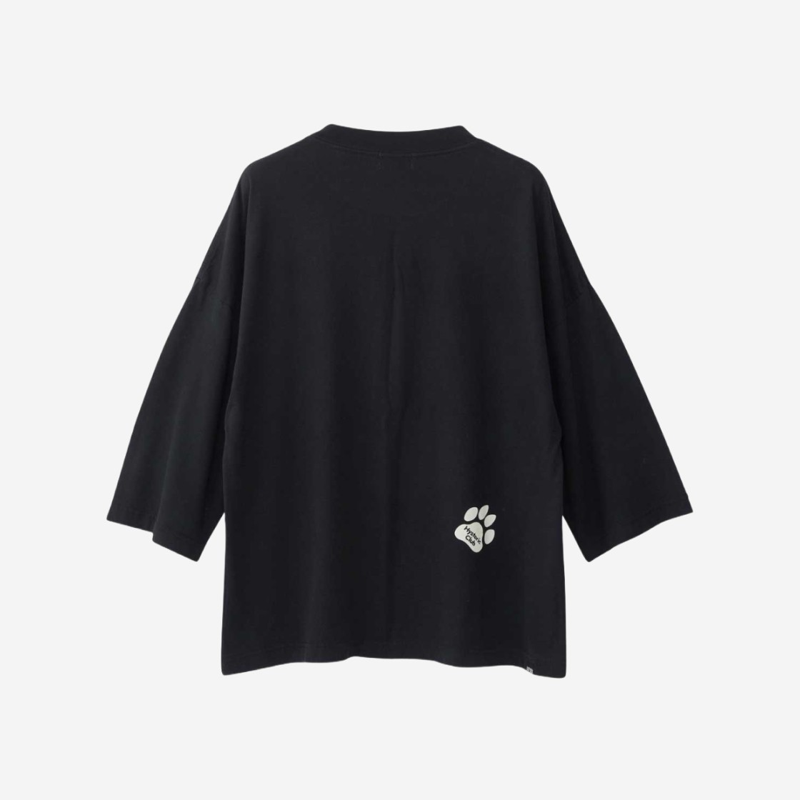 (W) Hysteric Glamour Fire Bear Oversized 8/10 Sleeve T-Shirt Black 상세 이미지 2