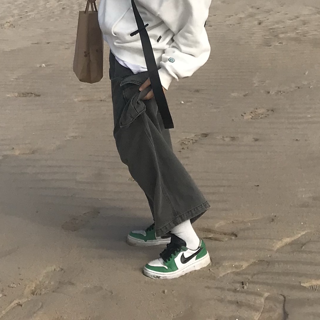 (W) Jordan 1 Elevate Low SE Lucky Green 착용 스타일