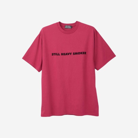 히스테릭 글래머 스틸 헤비 스모커 티셔츠 핑크