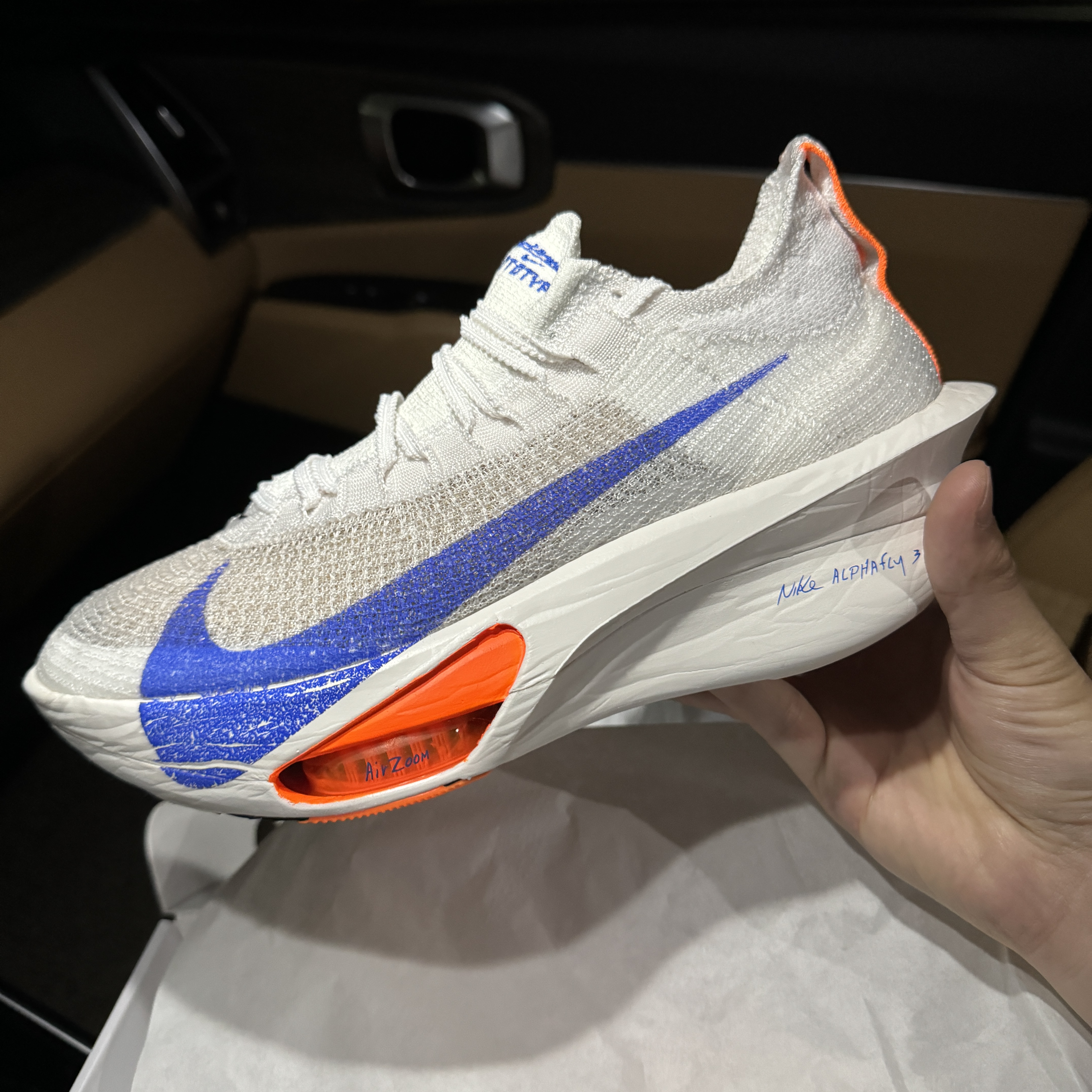 Nike Air Zoom Alphafly Next% 3 Blueprint 착용 스타일