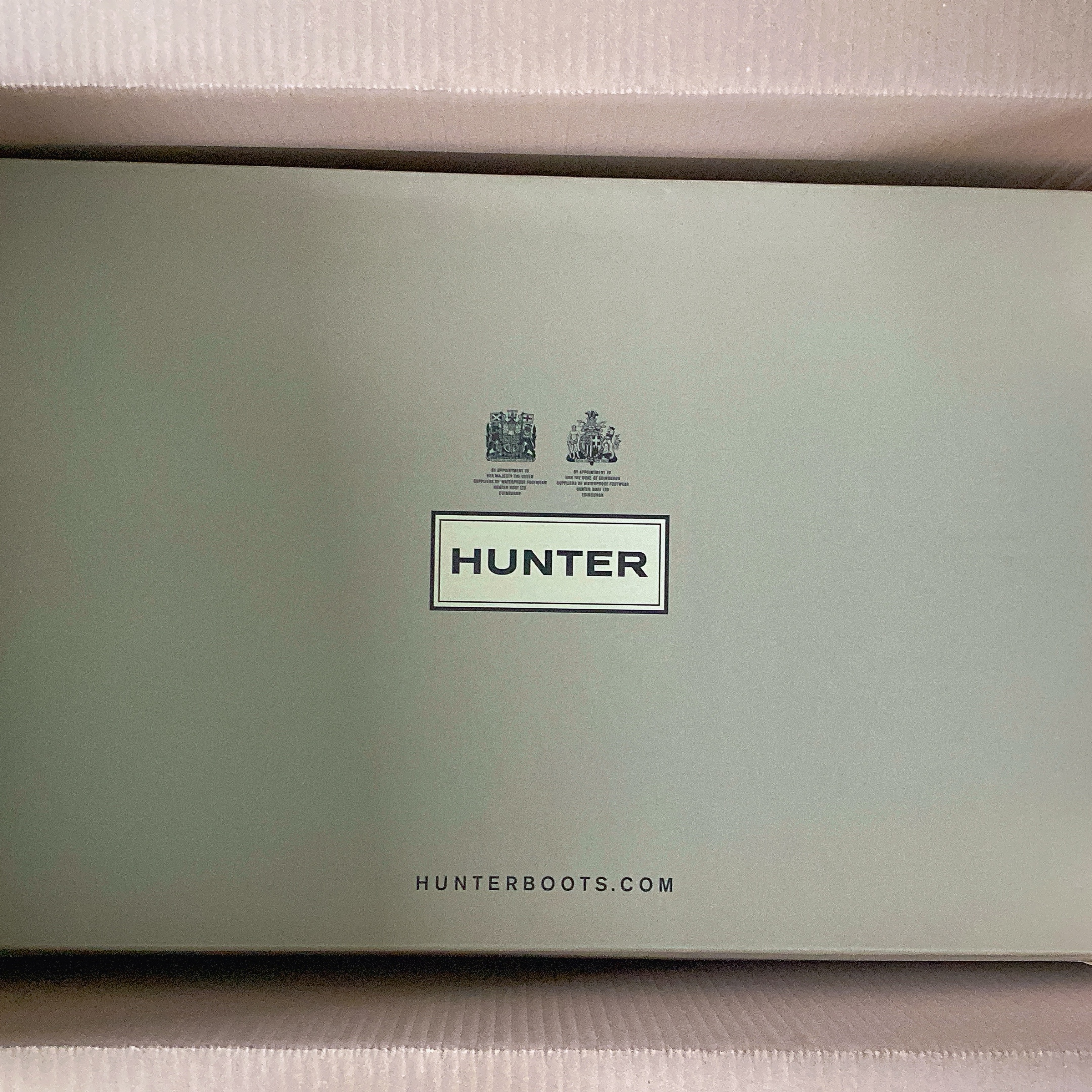 Hunter Original Tall Wellington Boots Black 착용 스타일 - 1
