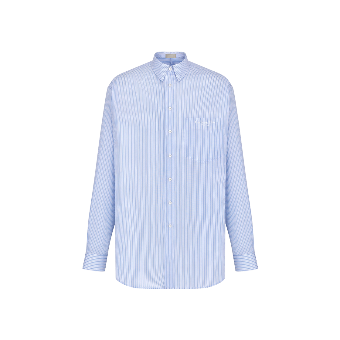 Dior Poplin Shirt Blue Striped 상세 이미지 1